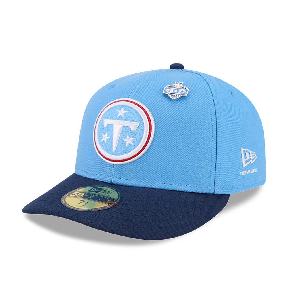 Tennessee Titans 2026 NFL Draft Pre-Curved 59FIFTY Fitted Cap