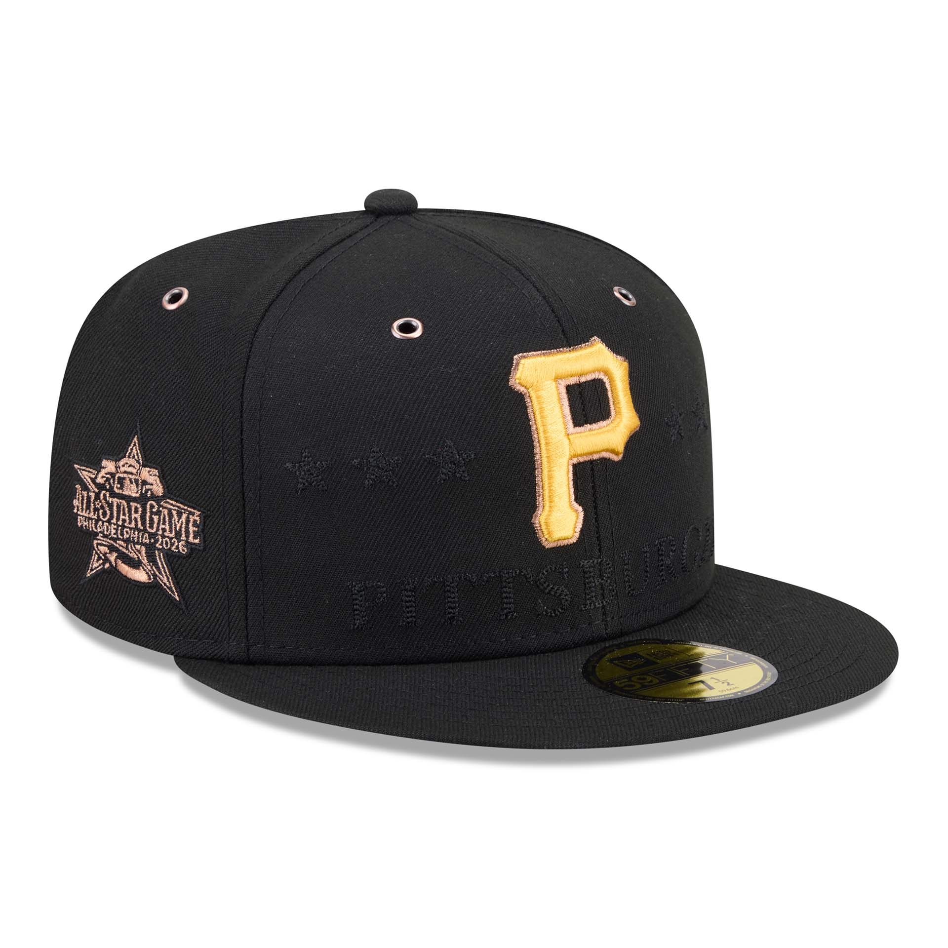 Pittsburgh Pirates 2026 MLB All-Star Game 59FIFTY Fitted Cap Schwarz