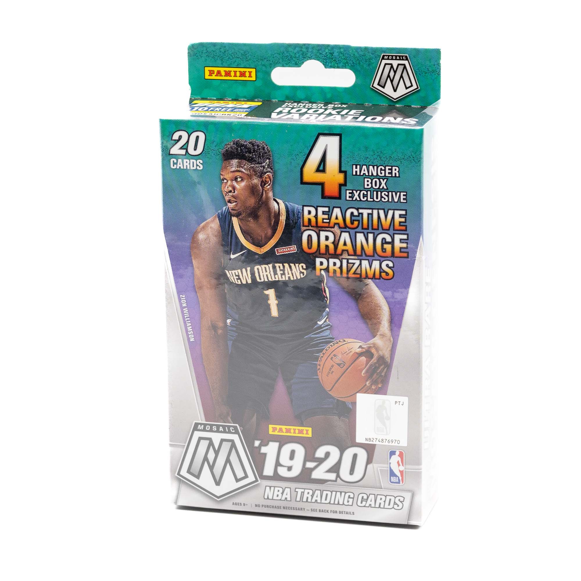 2019/20 Panini Mosaic Basketball HANGER Box NBA