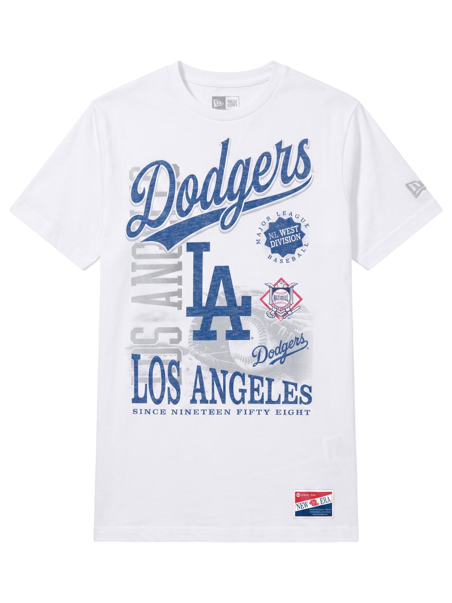 Los Angeles Dodgers Division Oversized MLB T-Shirt Weiß