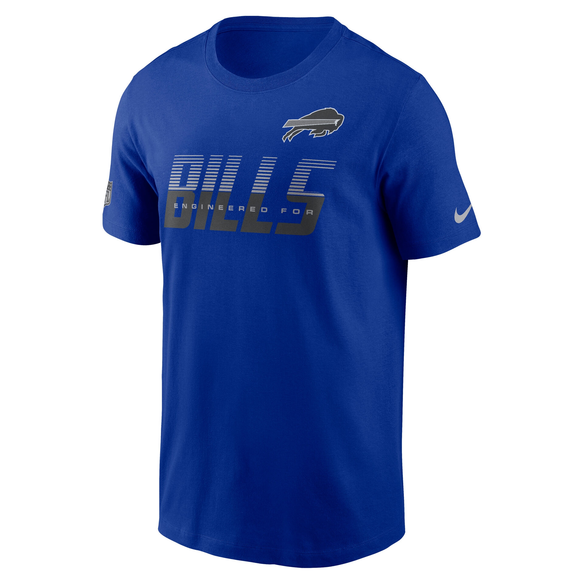 Buffalo Bills 2026 NFL Sideline Team Issue Dri-Fit T-Shirt Blau