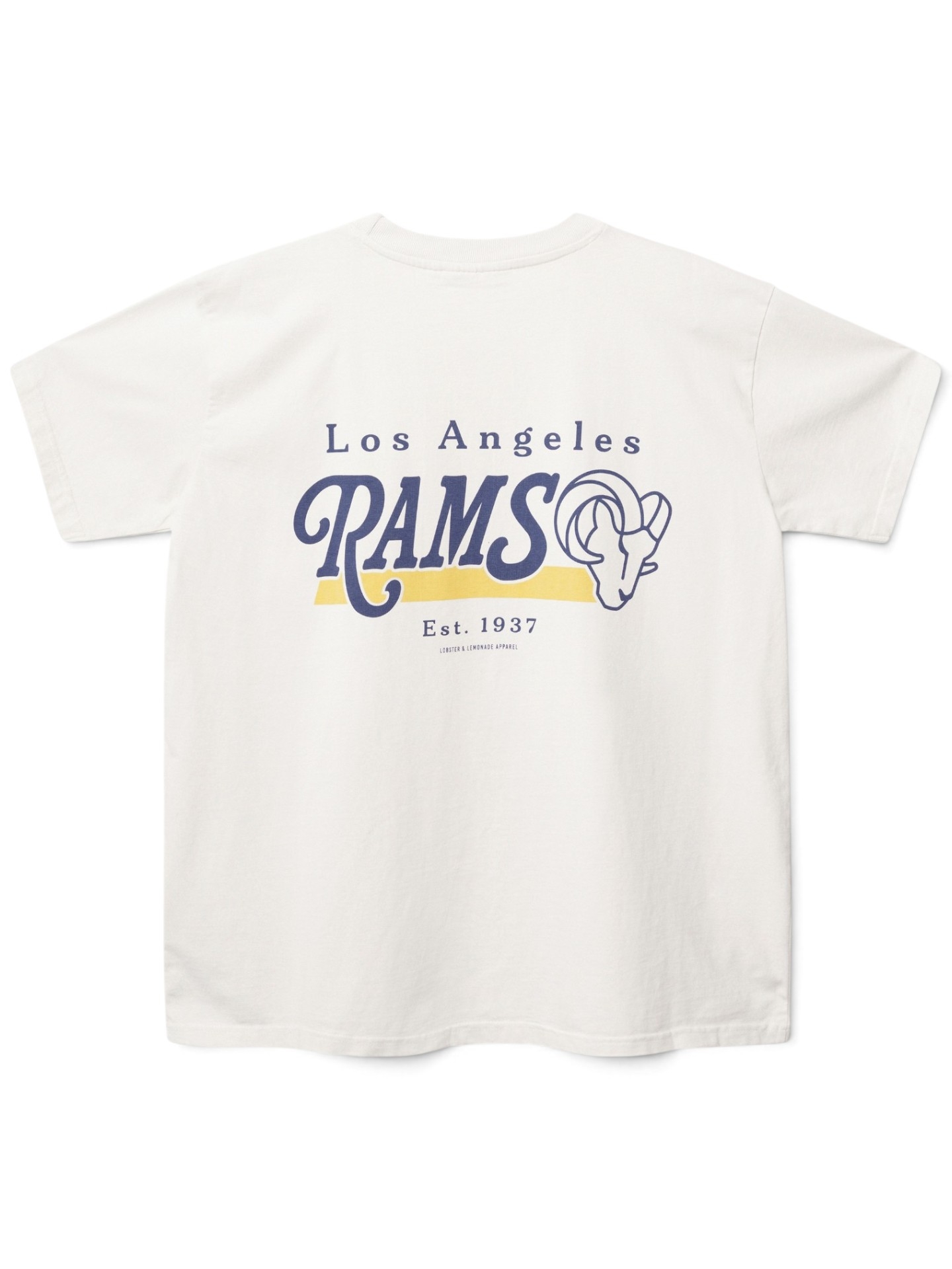 Los Angeles Rams L&L '89 Classics NFL T-Shirt Light Gray