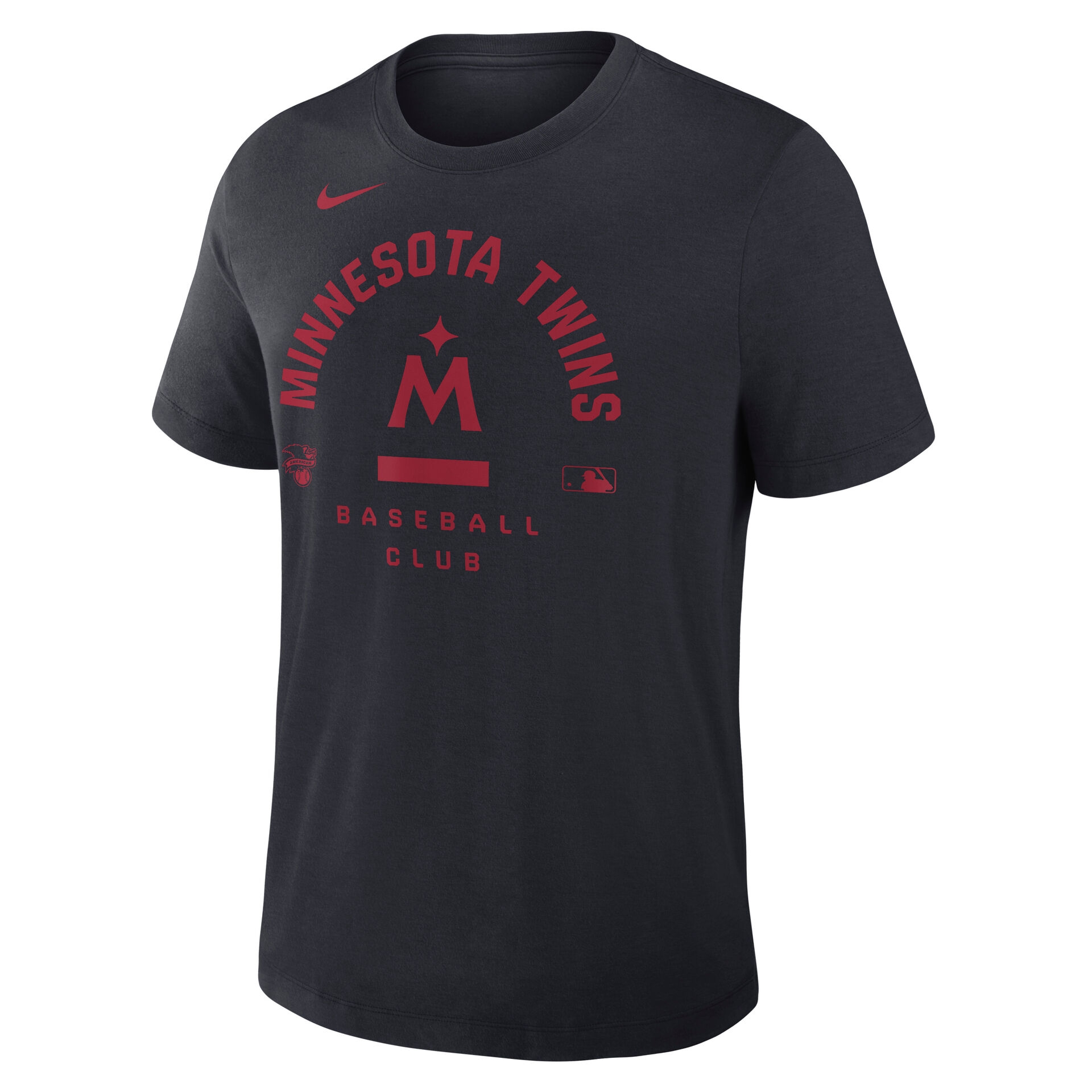 Minnesota Twins Early Work 2026 MLB Authentic Tri-Blend T-Shirt Navy