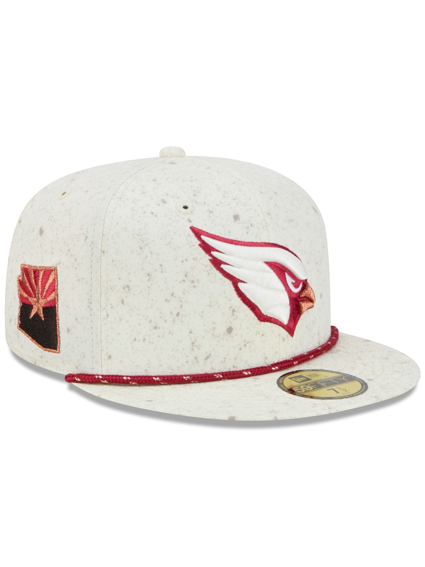 Arizona Cardinals 2026 NFL Rivalries Sideline 59FIFTY Fitted Cap Natural