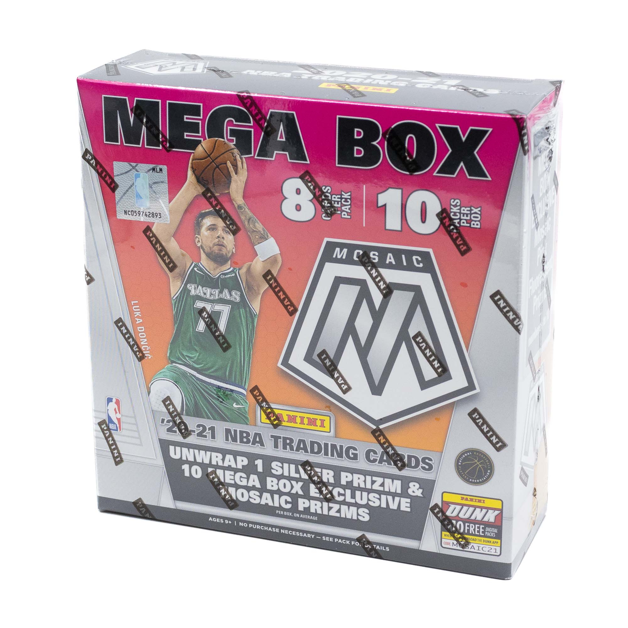 2020/21 Panini Mosaic Basketball MEGA Box NBA