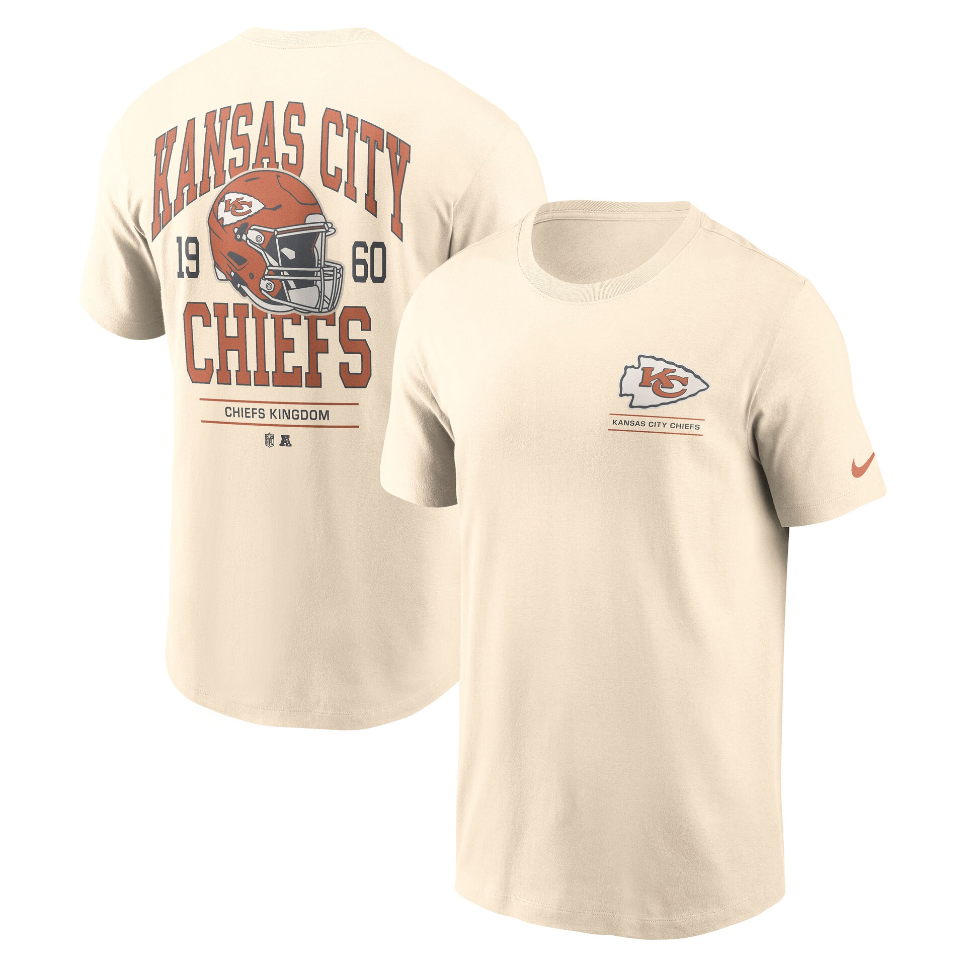 Kansas City Chiefs Freestyle Essential NFL T-Shirt Natural