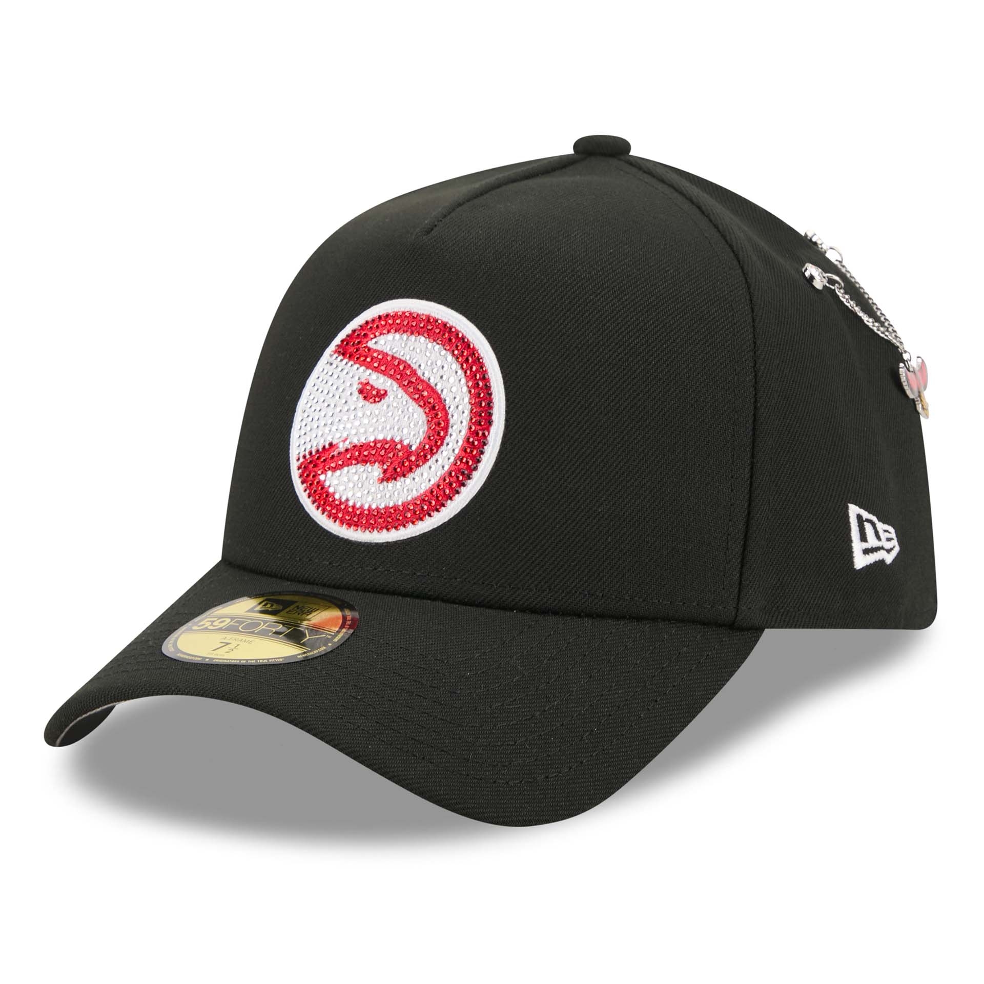 Atlanta Hawks 2026 NBA Draft On-Stage Crystal 59FORTY A-Frame Fitted Cap Black