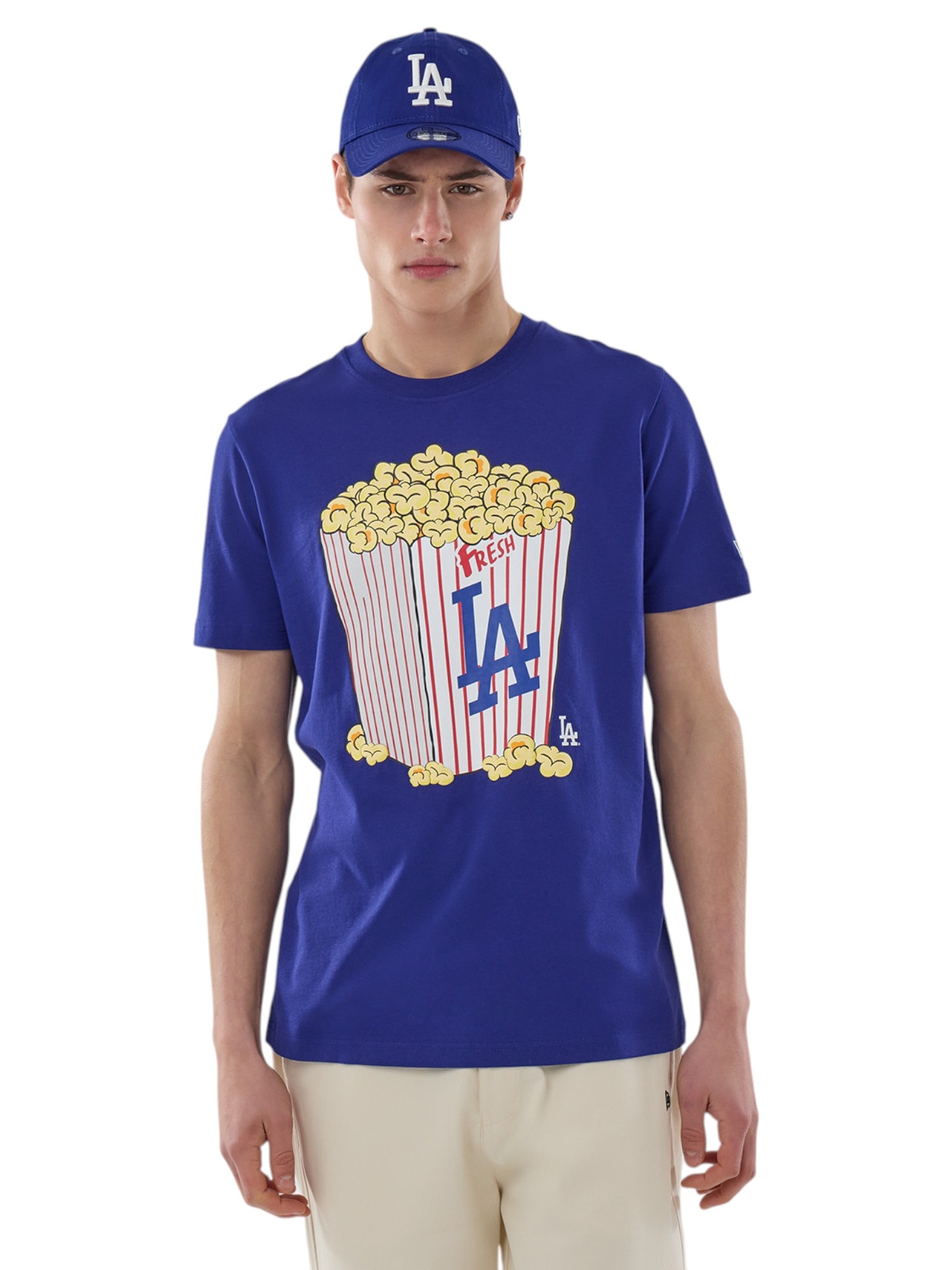Los Angeles Dodgers Popcorn Oversized MLB T-Shirt Blau