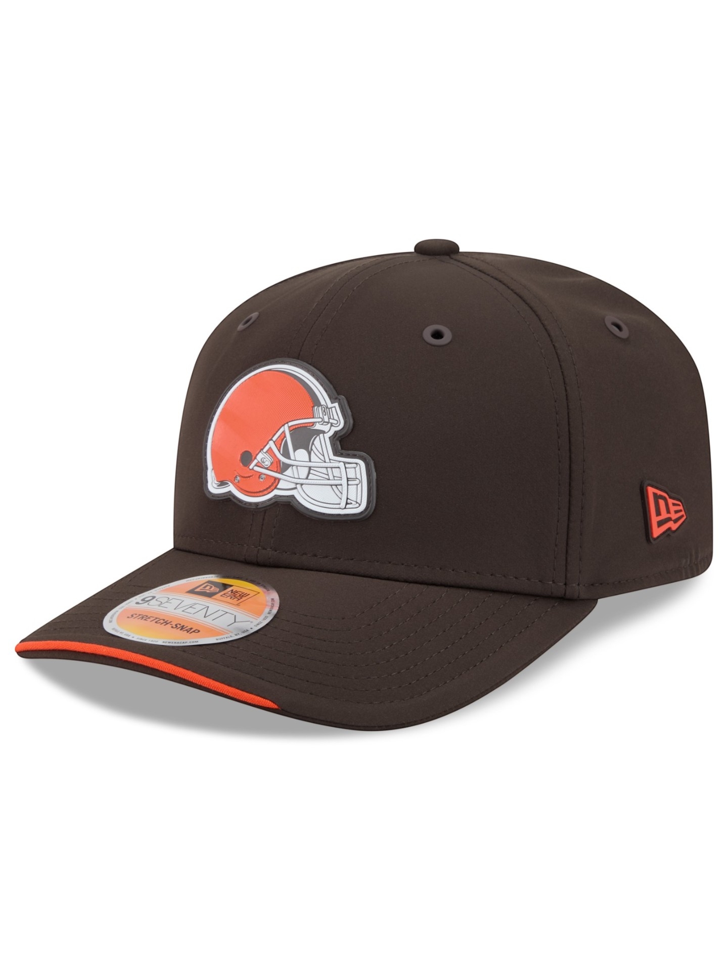 Cleveland Browns 2026 NFL Sideline 9SEVENTY Stretch-Snap Cap Braun
