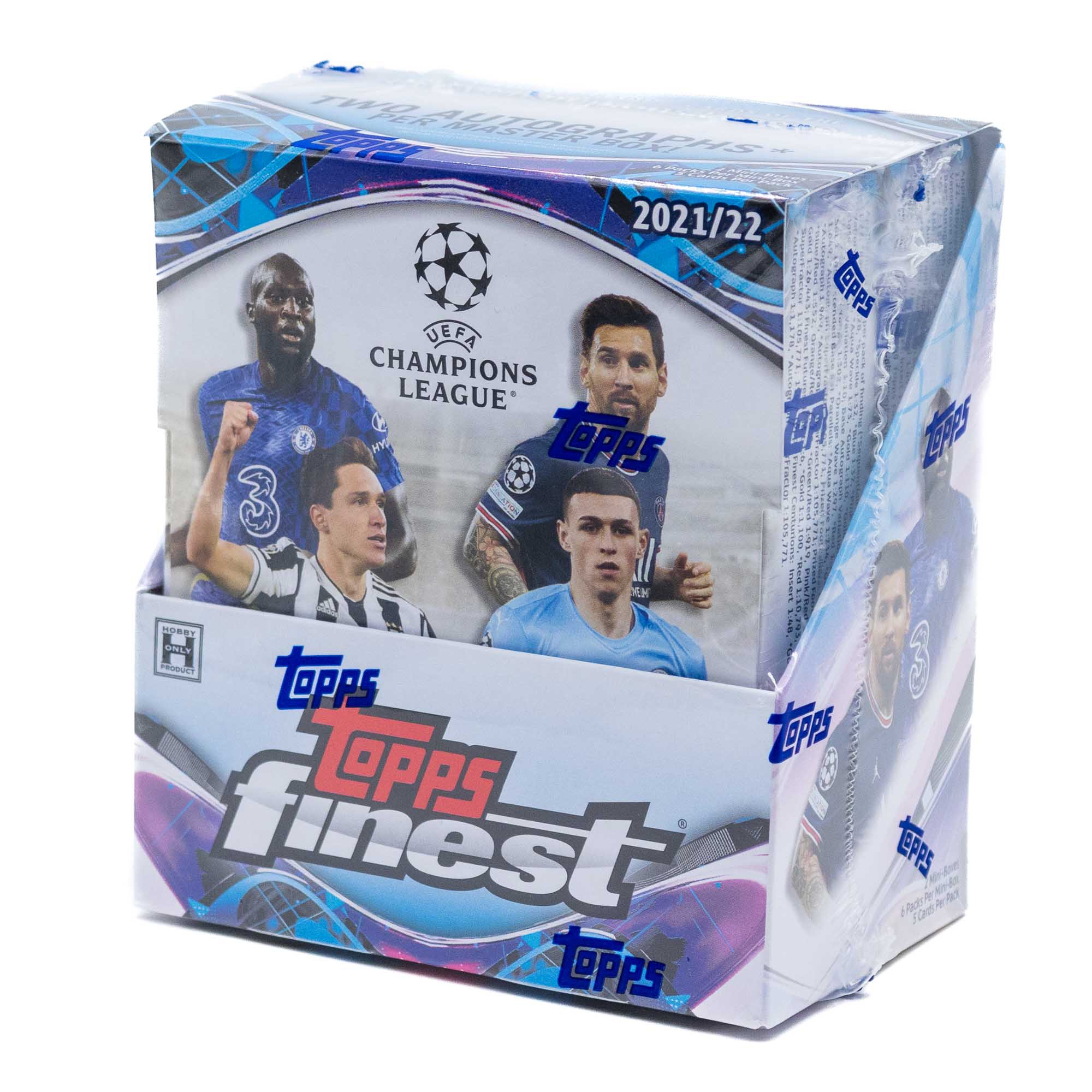2021/22 Topps Finest UEFA Champions League Soccer (Fussball) Hobby Box
