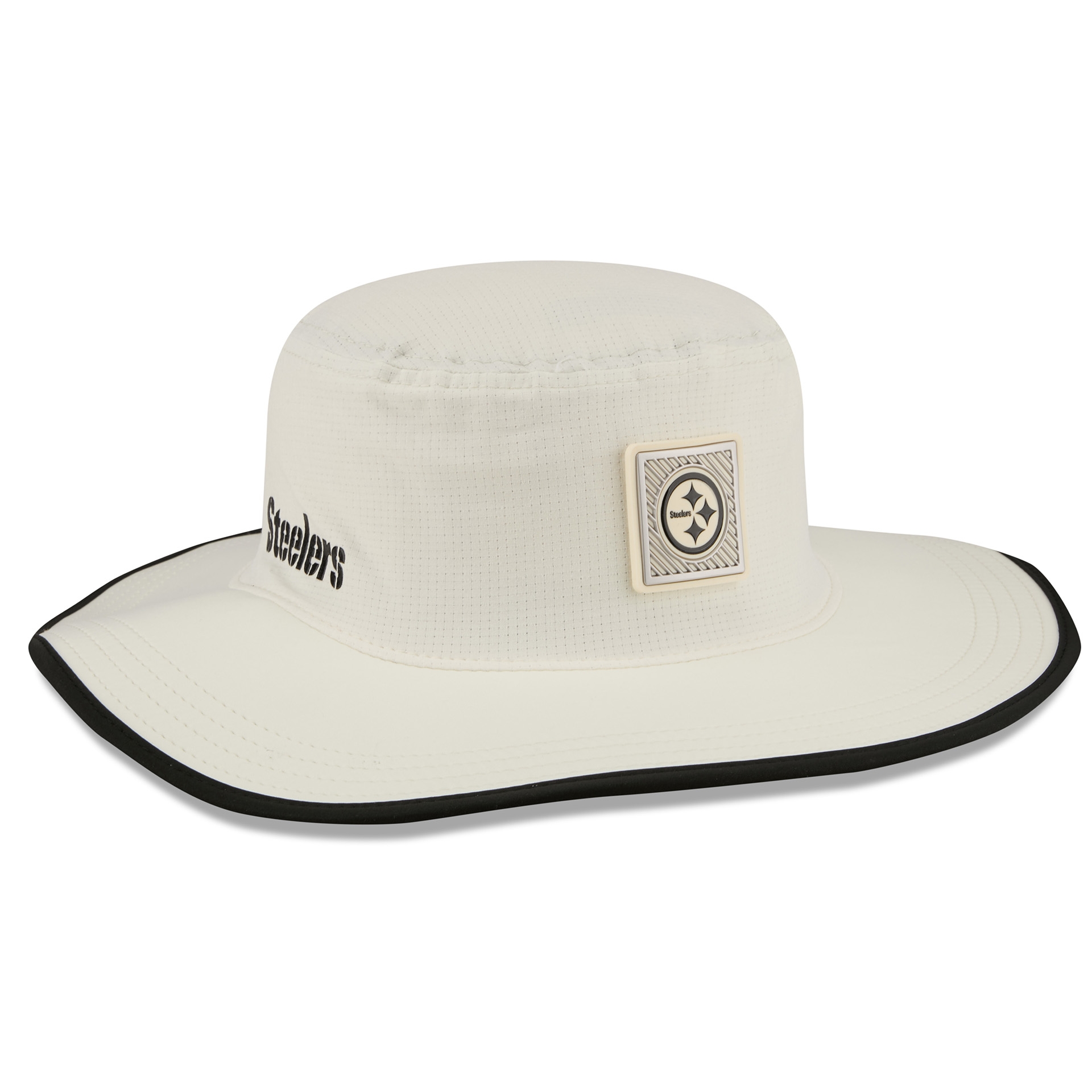 Pittsburgh Steelers 2026 NFL Training Camp Panama Flex Bucket Hat Cream/Black