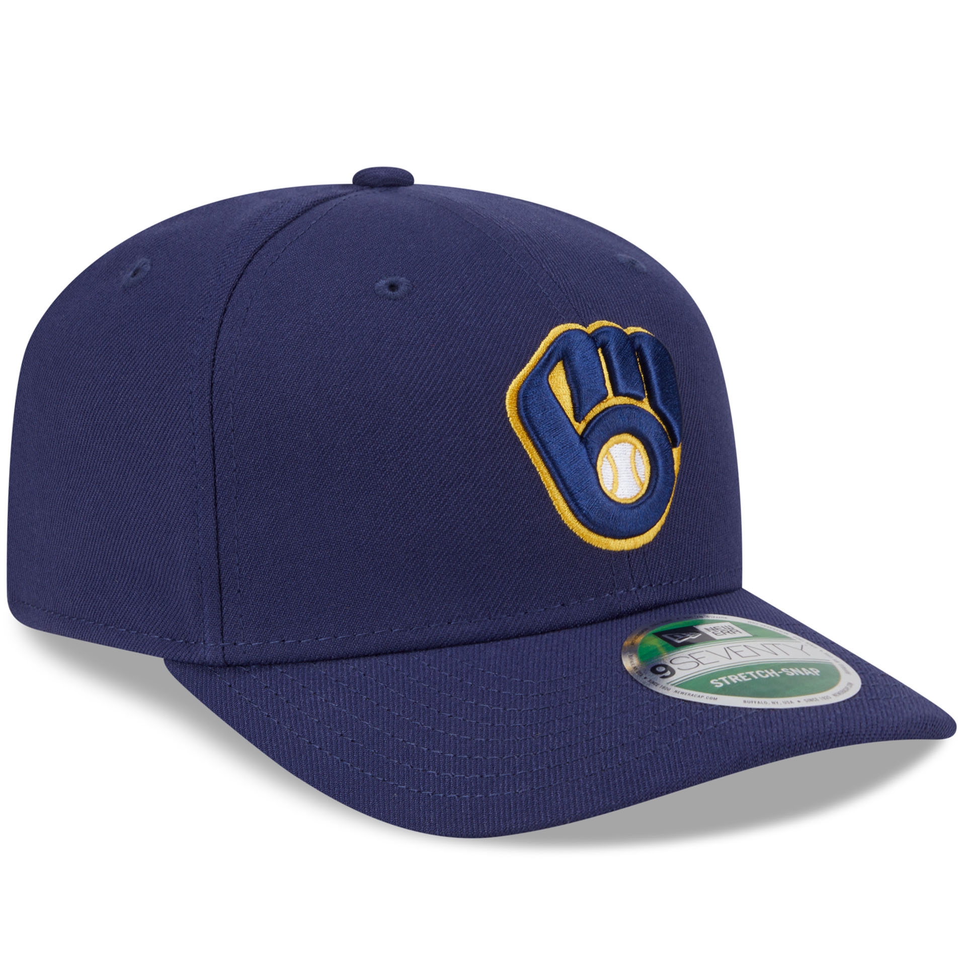 Milwaukee Brewers MLB Player Replica 9SEVENTY Stretch-Snap Cap Home