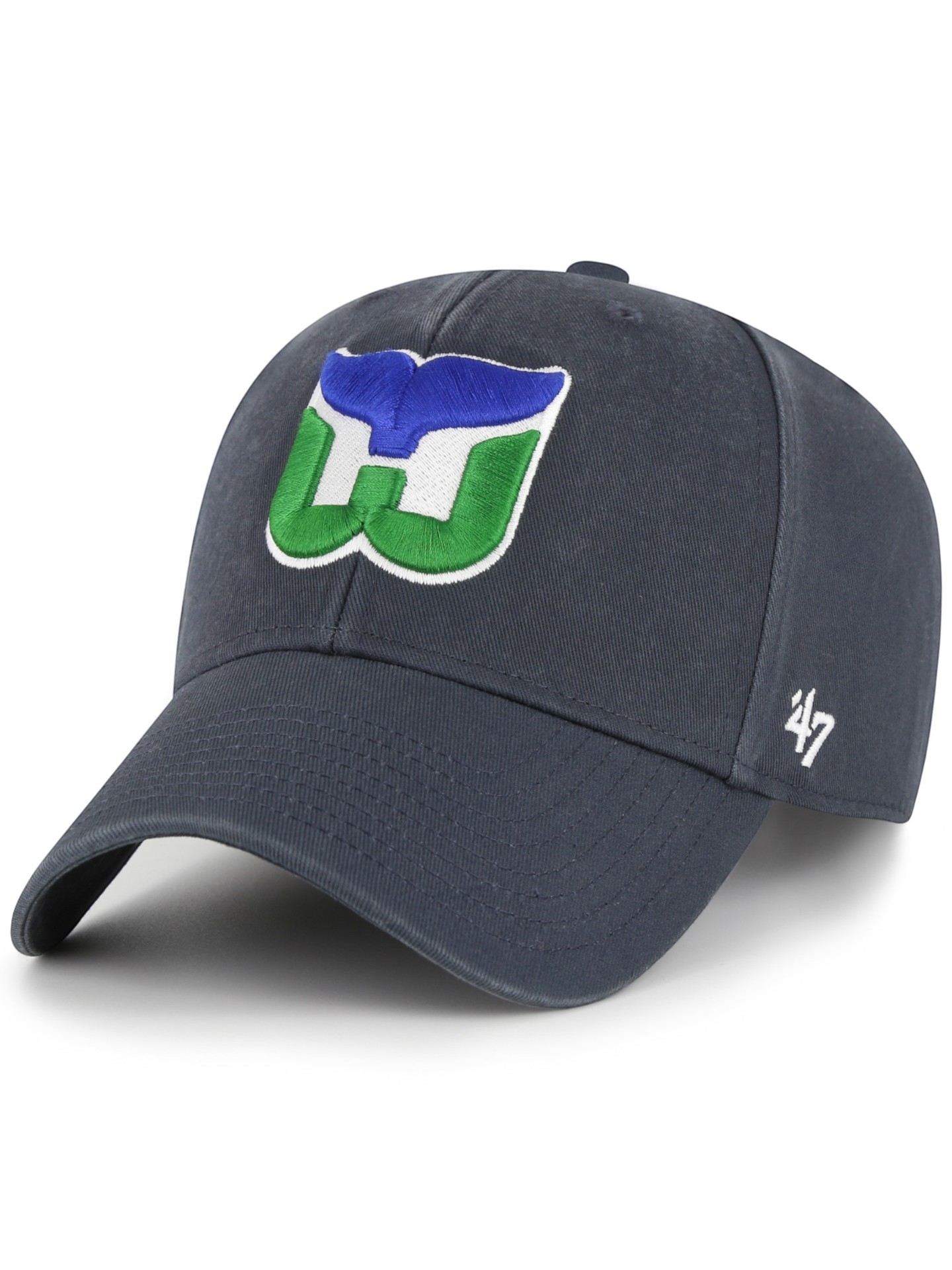 Hartford Whalers '47 MVP Vintage Legend Adjustable NHL Cap Navy