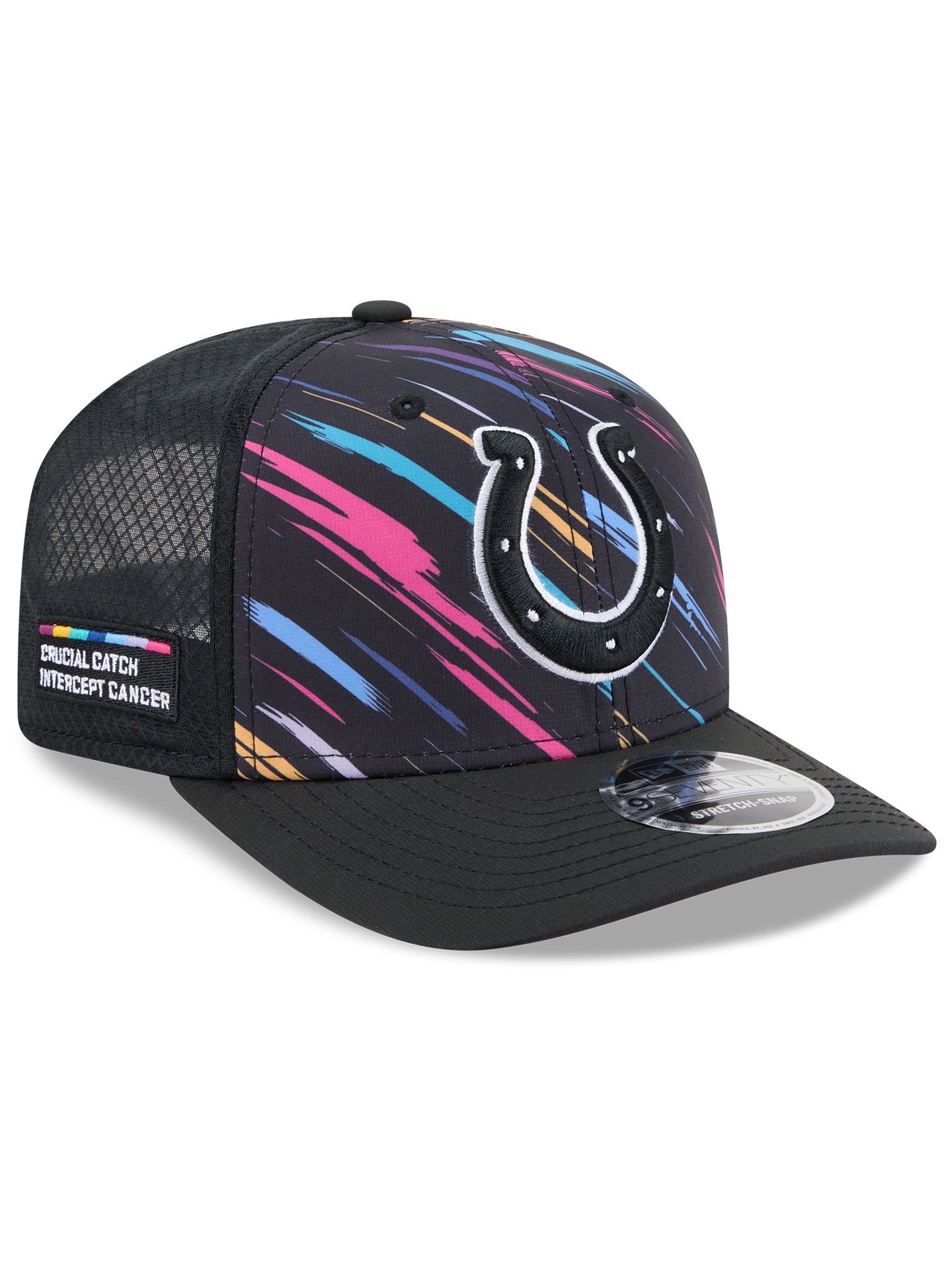 Indianapolis Colts 2026 NFL Crucial Catch 9SEVENTY Stretch-Snap Trucker Cap