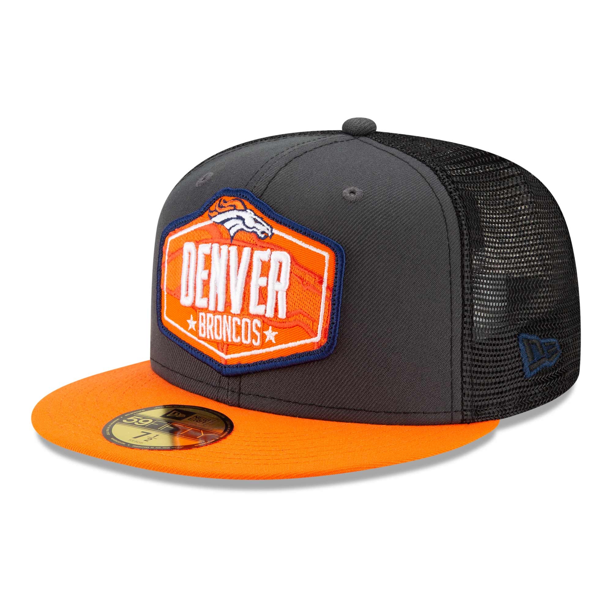 Denver Broncos Official 2021 NFL Draft New Era 59FIFTY Fitted Cap