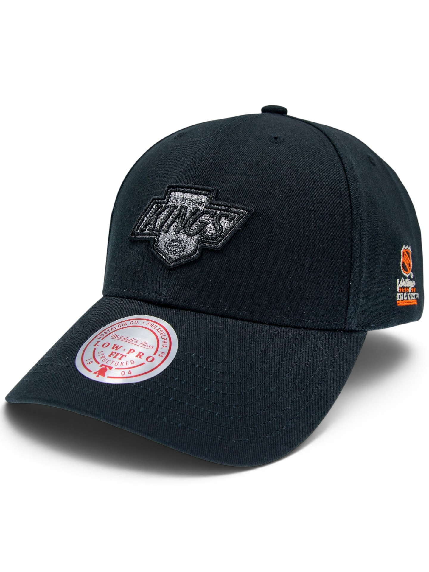 Los Angeles Kings Vintage Hockey Low Pro Snapback NHL Cap Black