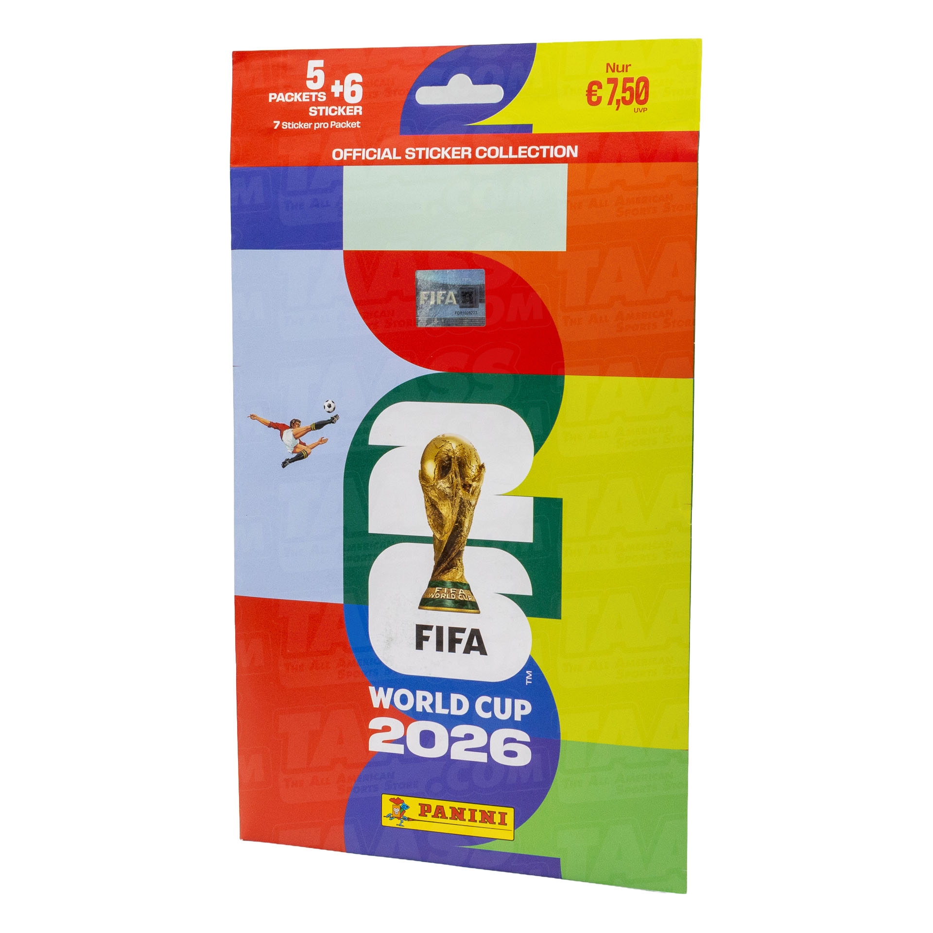 2026 Panini FIFA Word Cup Sticker Collection (5 Packs + 6 extra Sticker)