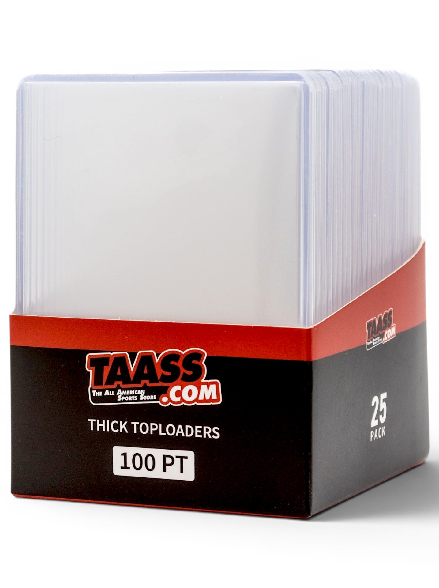 Toploaders 3 x 4" Thick - 100 pt (25/Pack)