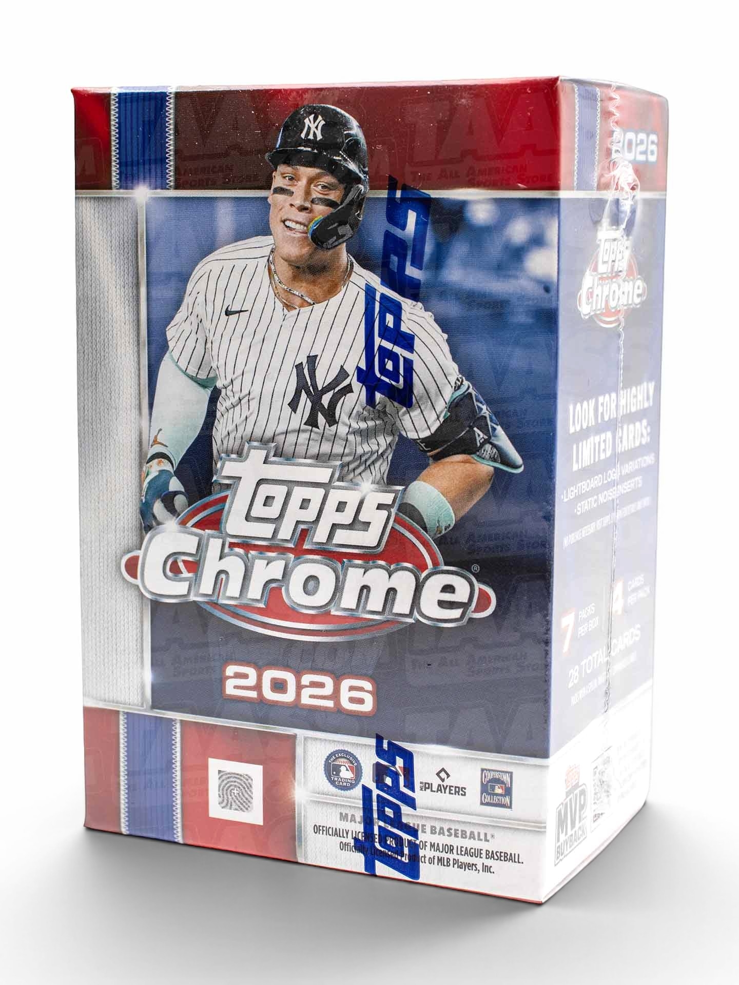 2026 Topps Chrome Baseball MLB Blaster Box