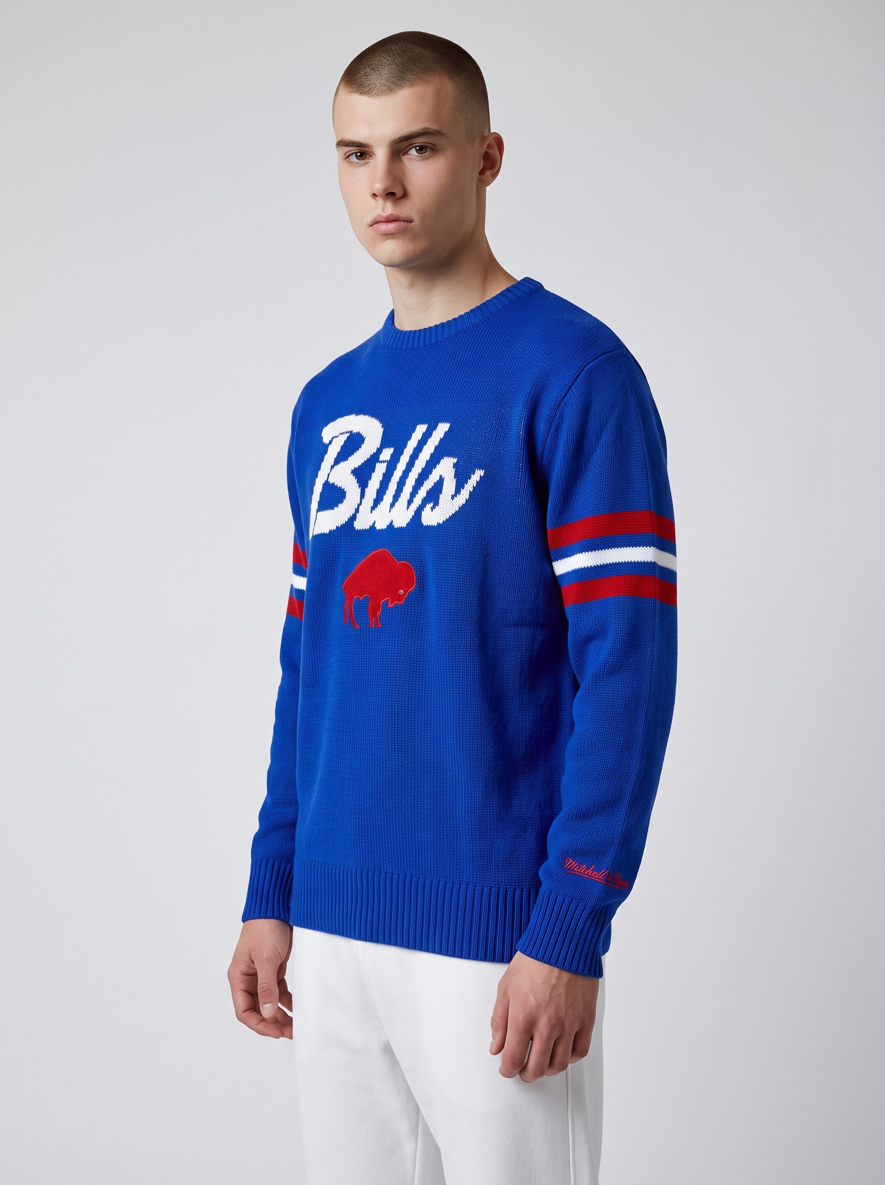 Buffalo Bills NFL Head Coach Sweater Blue