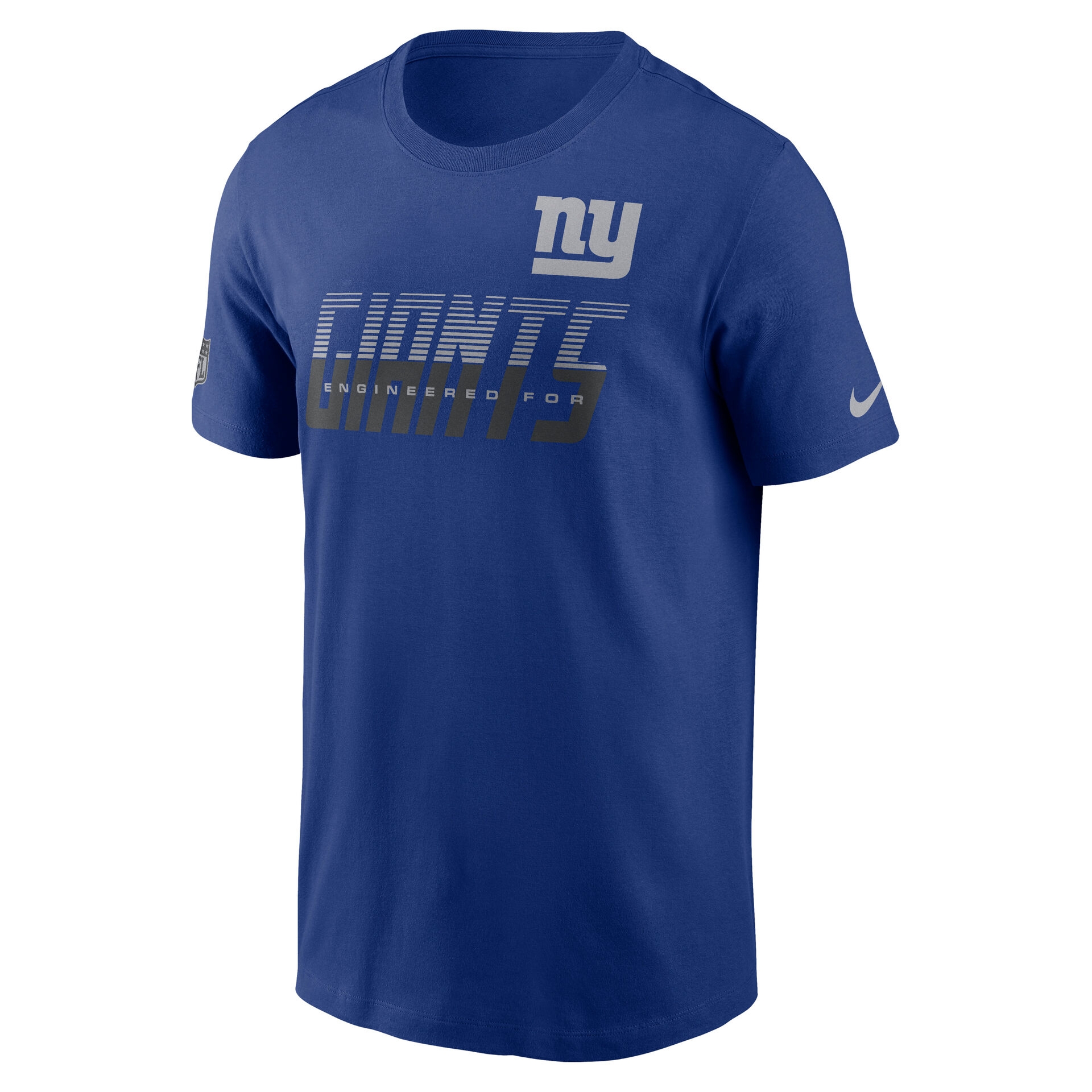 New York Giants 2026 NFL Sideline Team Issue Dri-Fit T-Shirt Blau