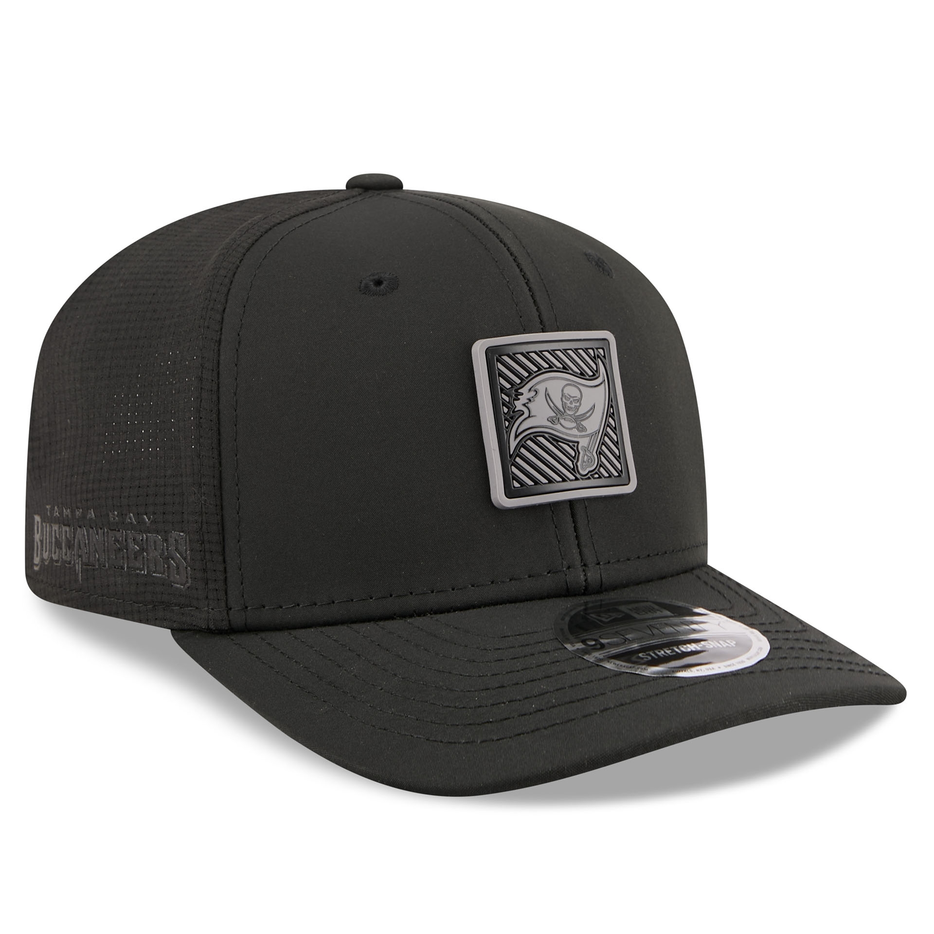 Tampa Bay Buccaneers Black 2026 NFL Training Camp 9SEVENTY Stretch-Snap Cap Black