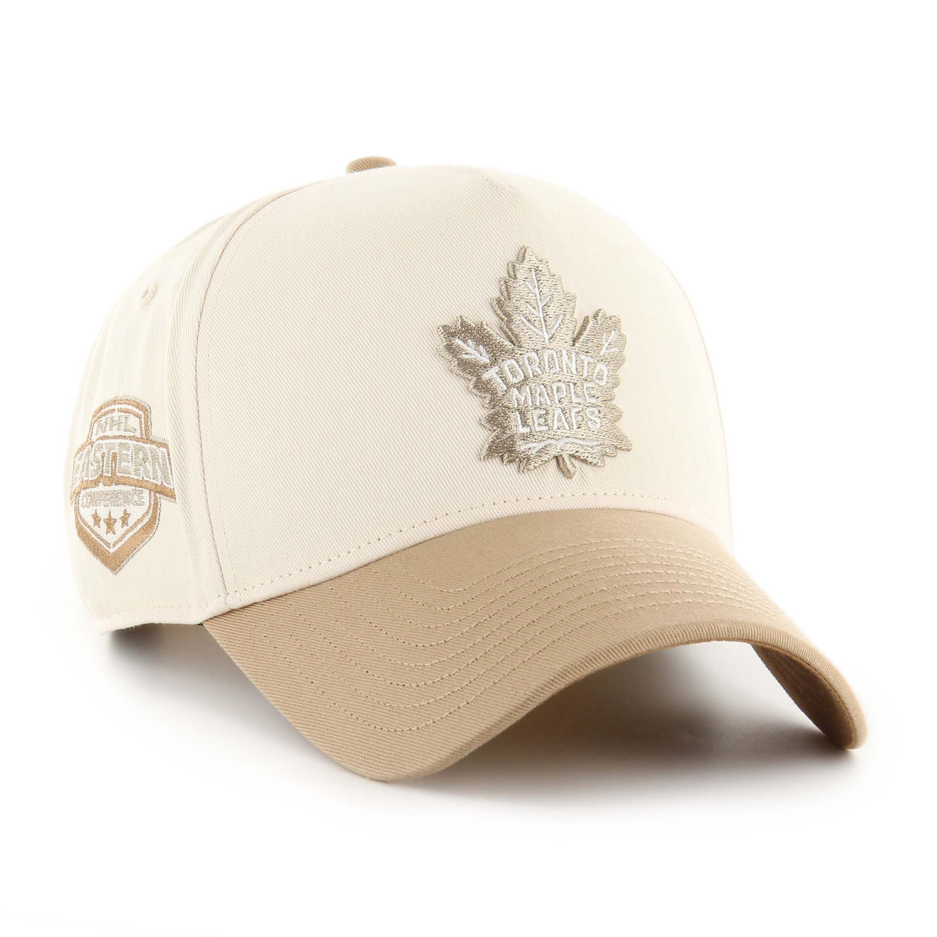 Toronto Maple Leafs Conference Patch Snapback '47 MVP NHL Cap Natural