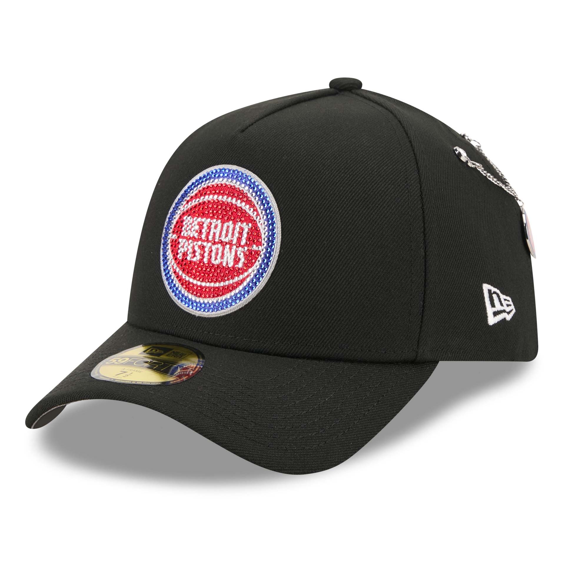 Detroit Pistons 2026 NBA Draft On-Stage Crystal 59FORTY A-Frame Fitted Cap Black