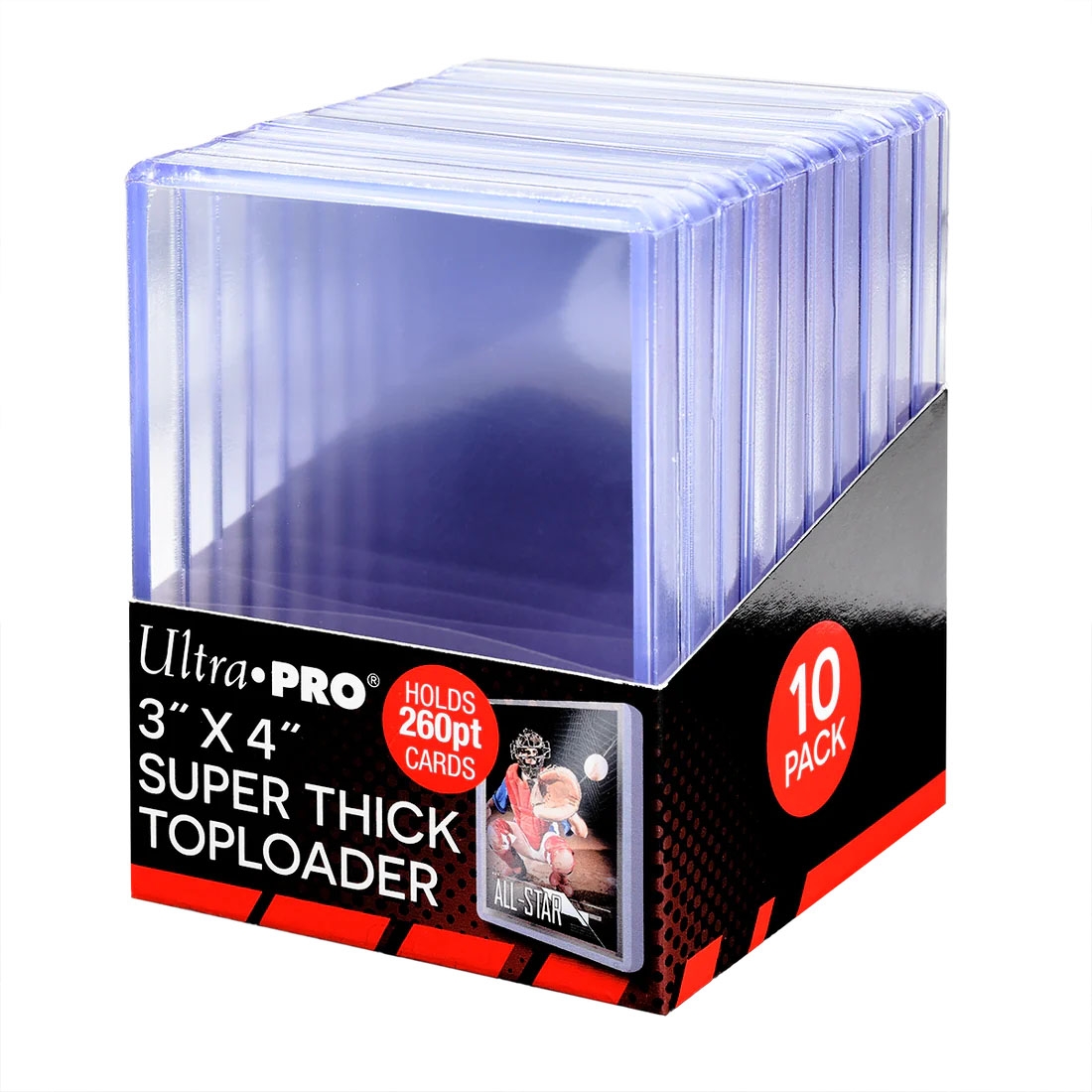 Ultra Pro Toploader 3 x 4" Super Thick Cards - 260pt