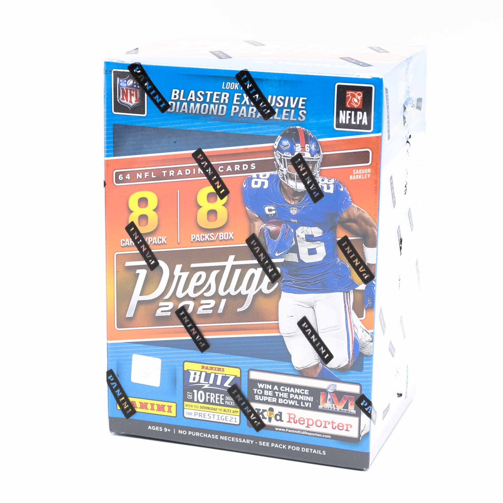2021 Panini Prestige Football 8-Pack Blaster Box NFL