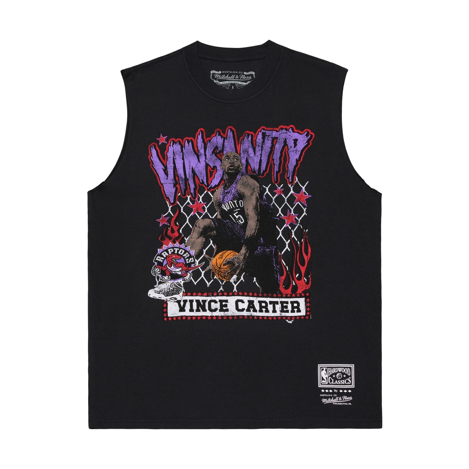Vince Carter Toronto Raptors Best In Class Muscle Tank Top Schwarz