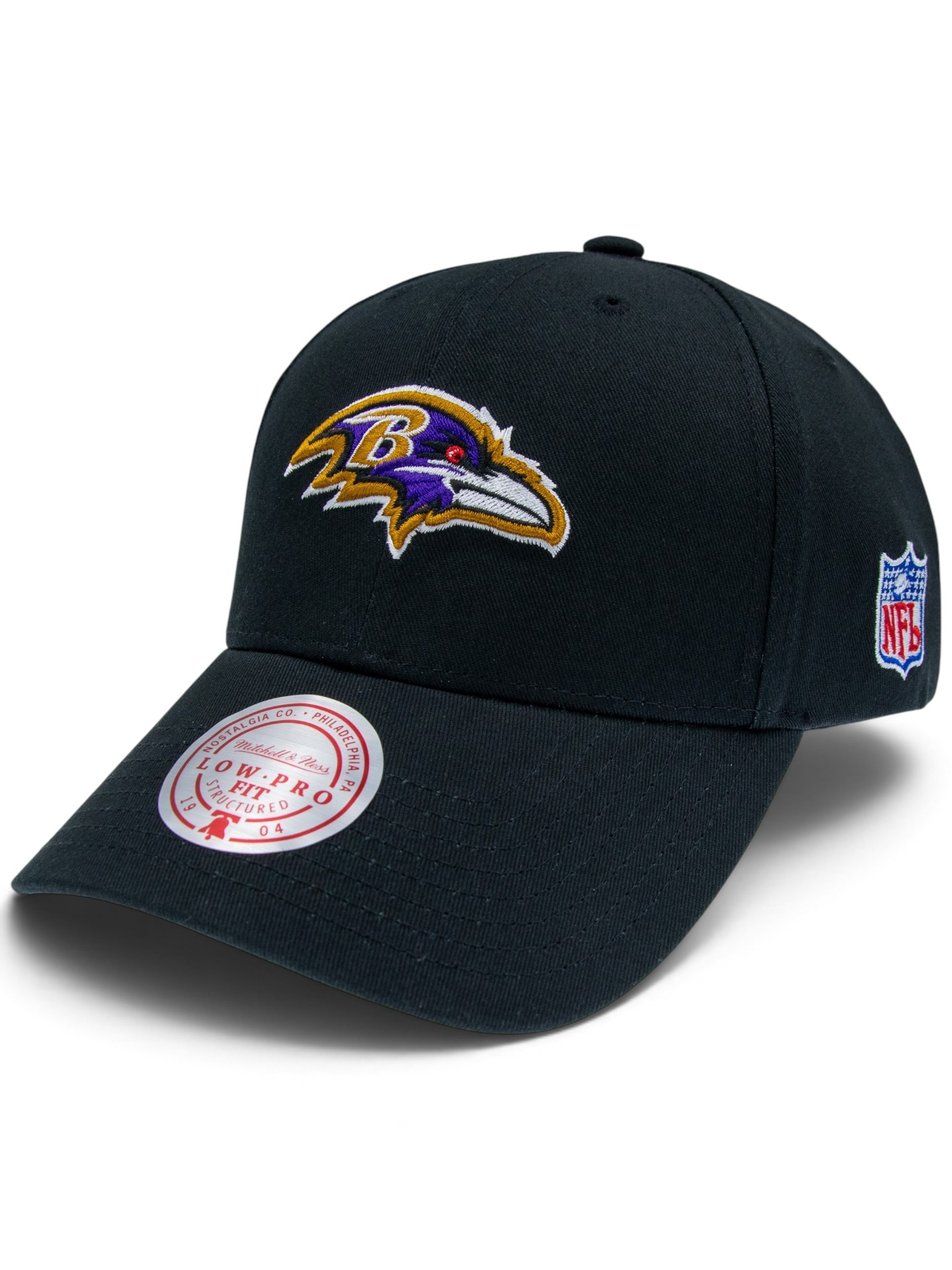 Baltimore Ravens Thowback Low Pro Snapback NFL Cap Black