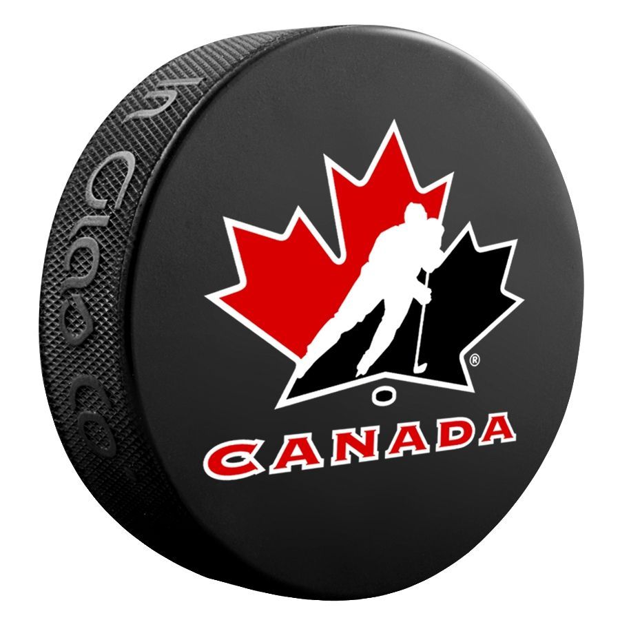 Team Canada Logo Souvenir Hockey Puck