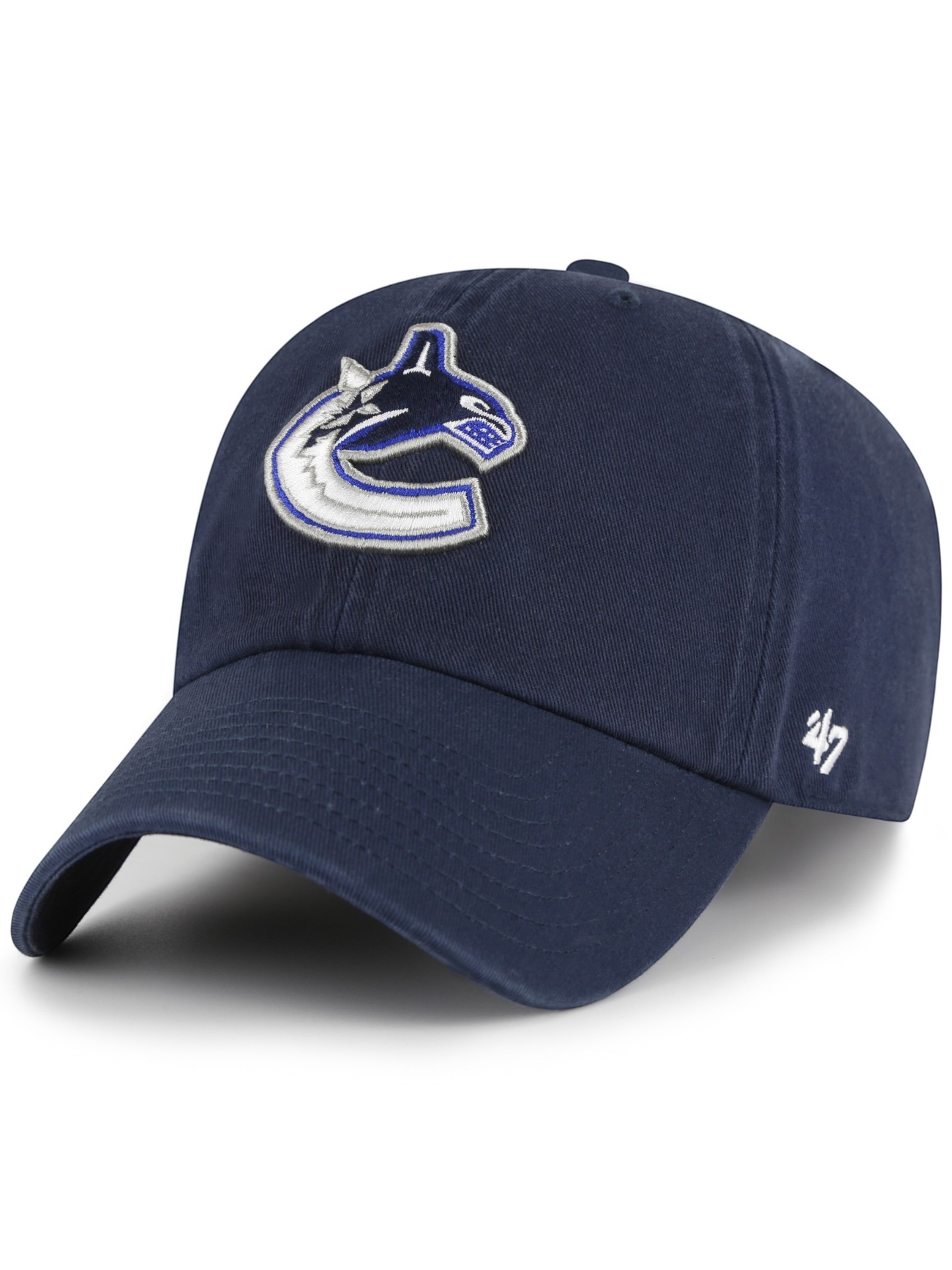 Vancouver Canucks '47 Clean Up Adjustable NHL Cap Navy