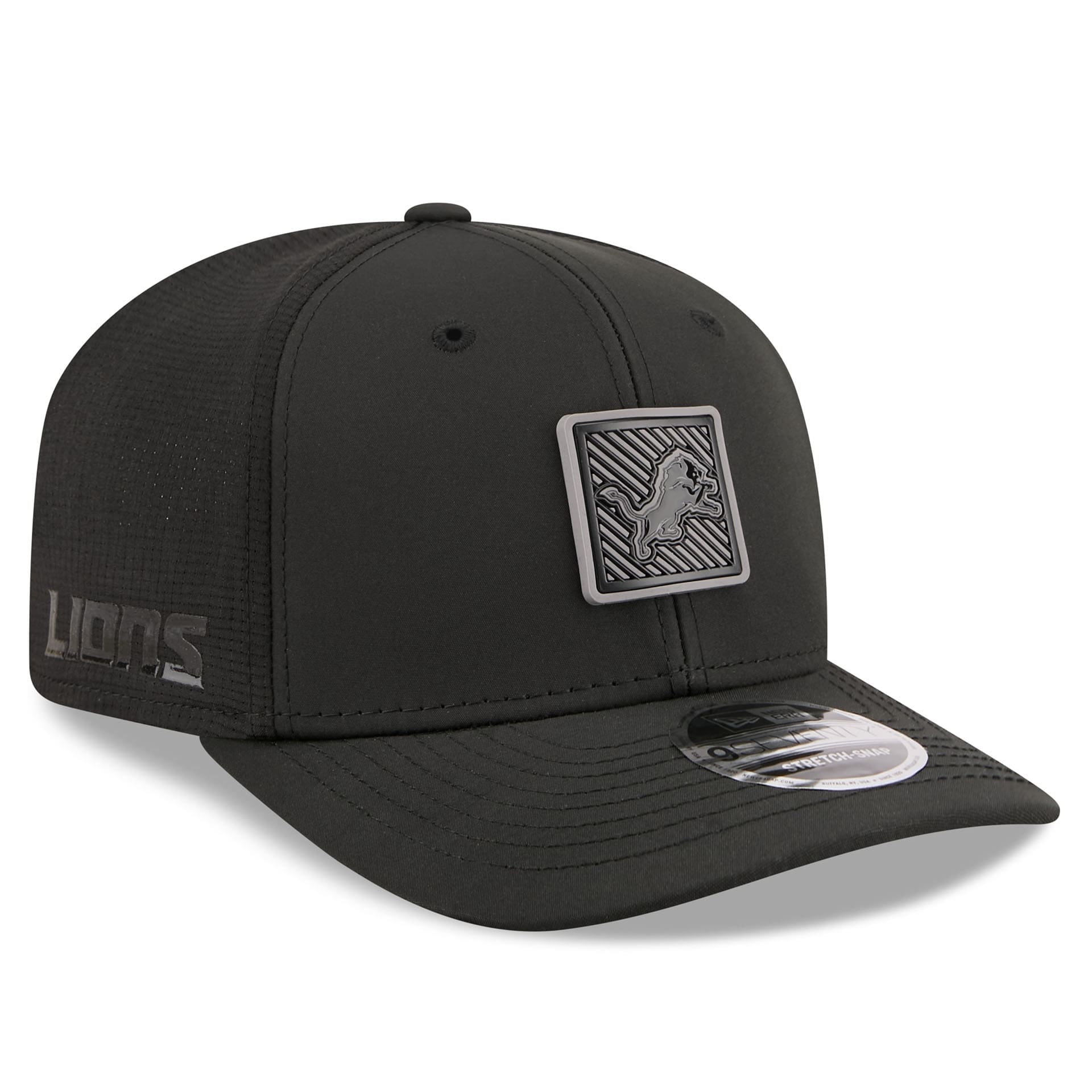 Detroit Lions Black 2026 NFL Training Camp 9SEVENTY Stretch-Snap Cap Black