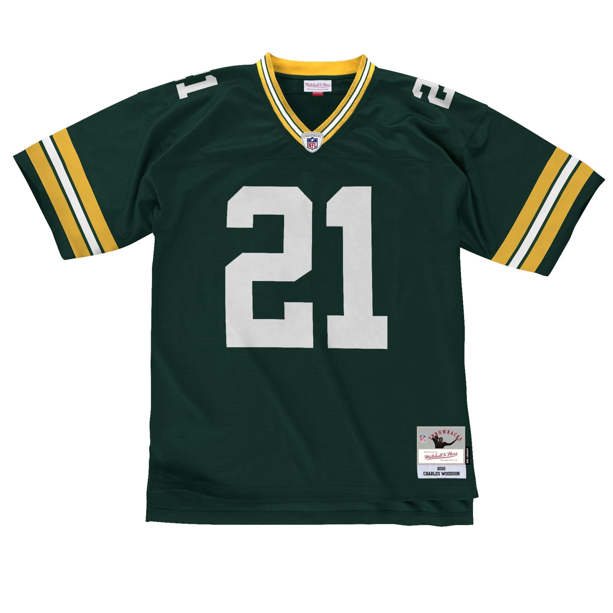 Charles Woodson #21 Green Bay Packers Legacy Throwback NFL Trikot Grün
