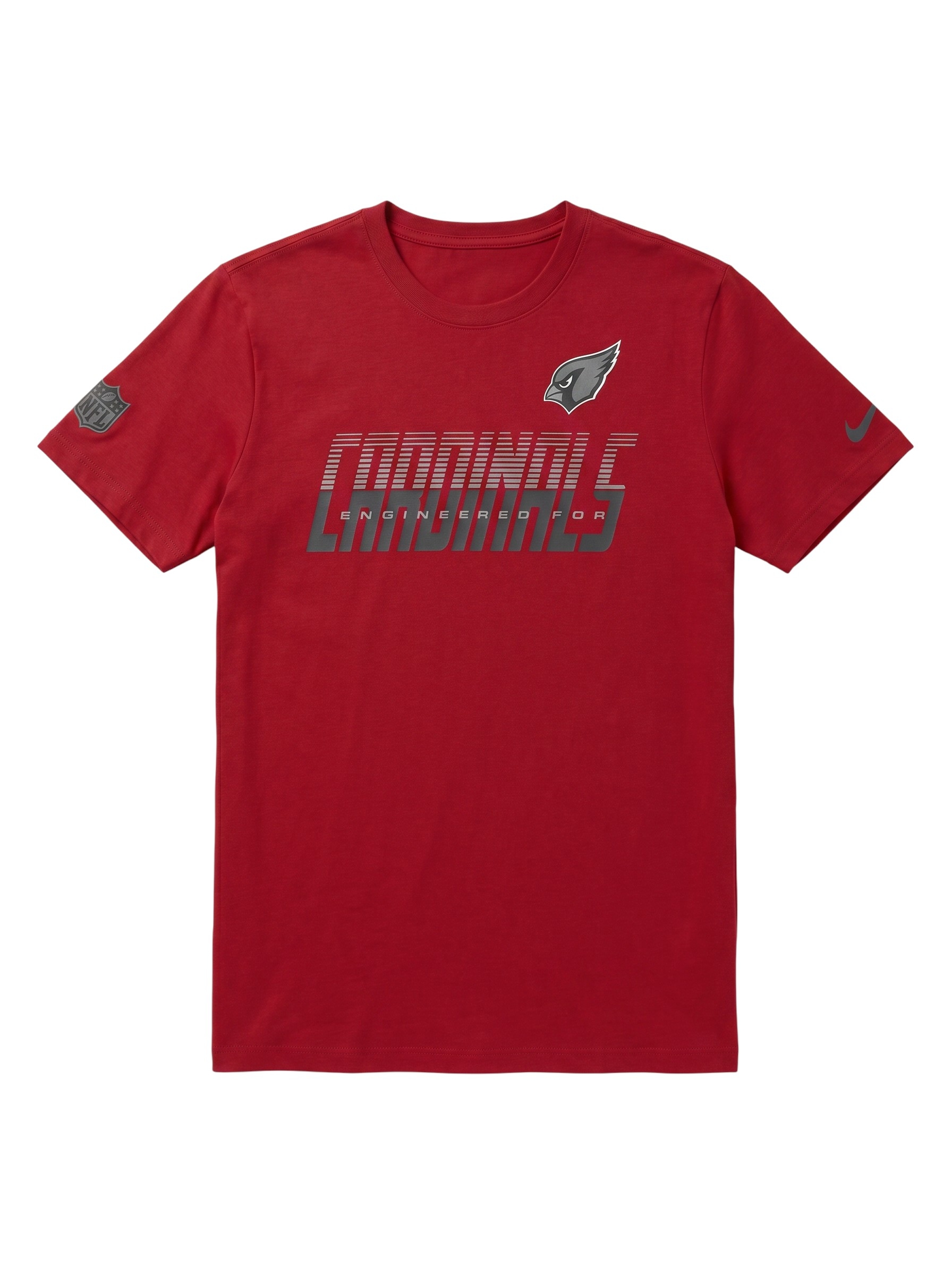 Arizona Cardinals 2026 NFL Sideline Team Issue Dri-Fit T-Shirt Rot