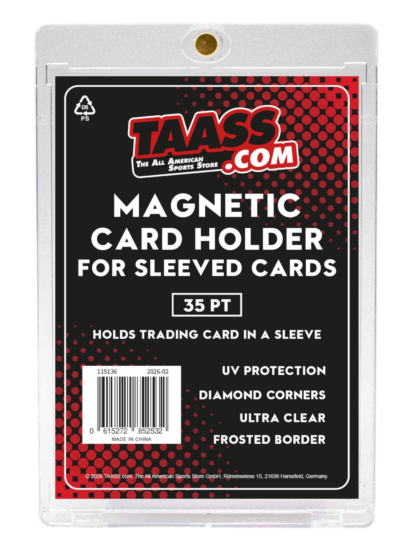 Magnetic Sleeved Card Holder - 35 pt