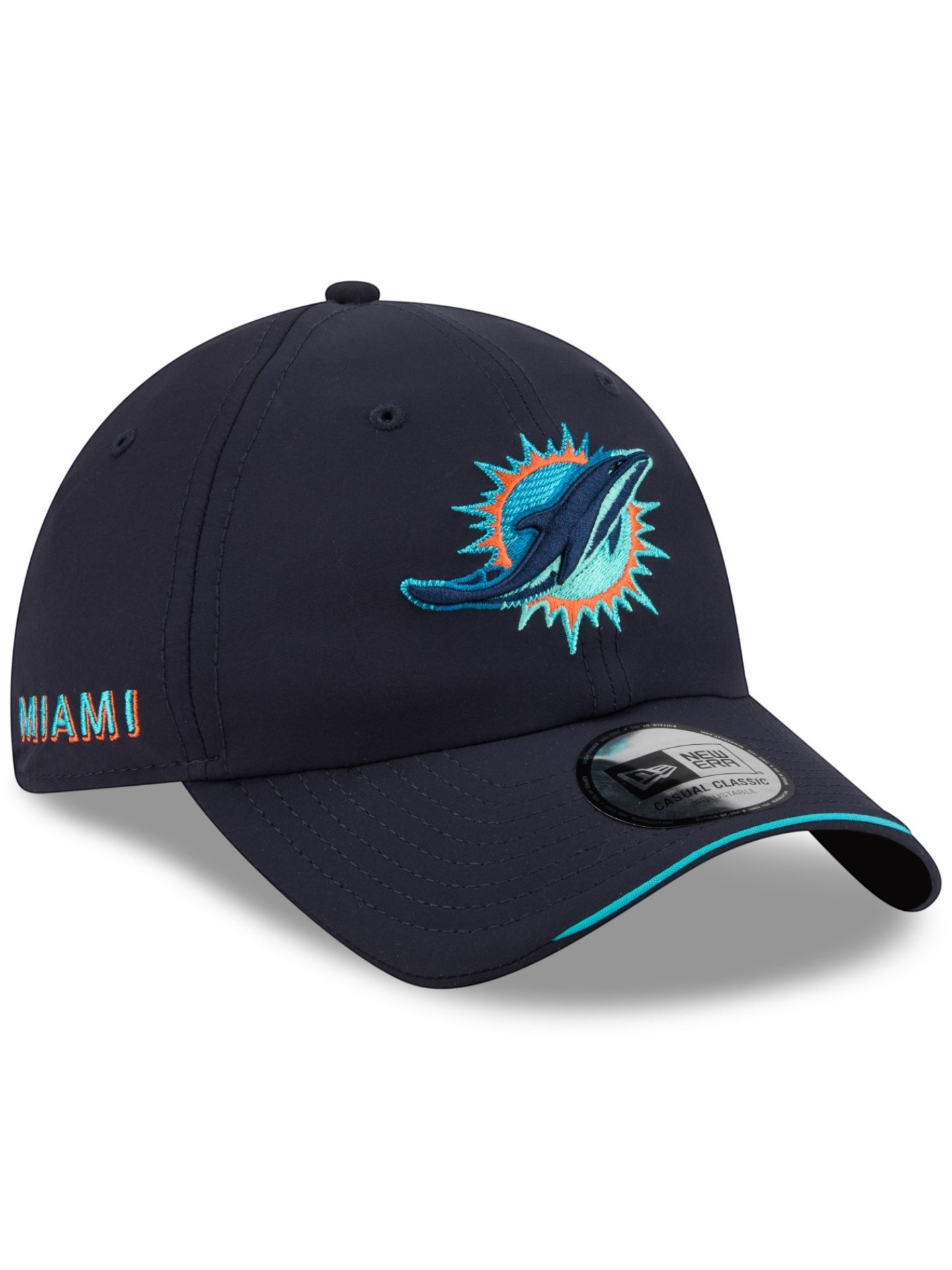 Miami Dolphins 2026 NFL Rivalries Sideline Casual Classic Adjustable Cap Navy