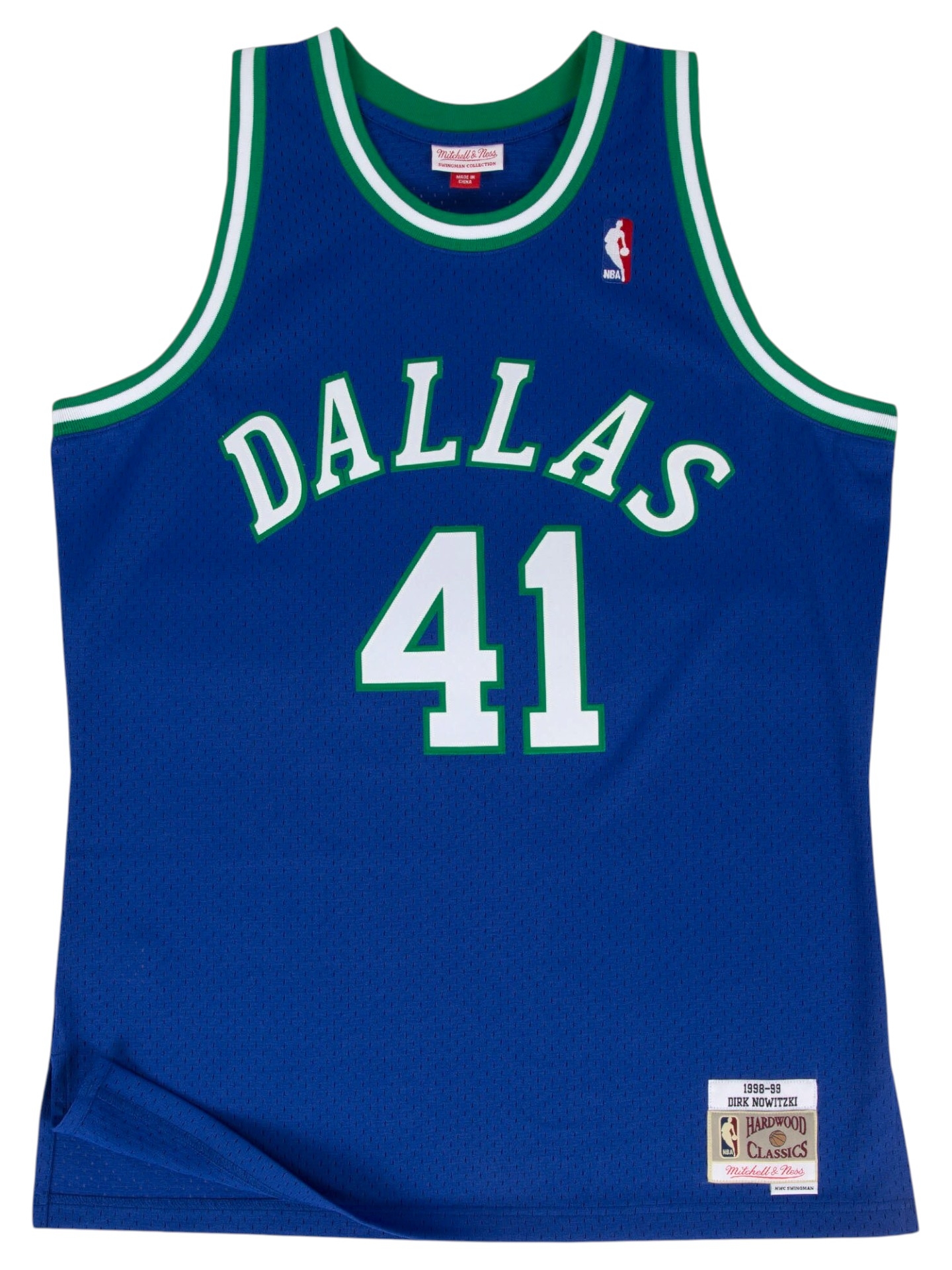 Dirk Nowitzki #41 Dallas Mavericks 1998-99 Swingman NBA Jersey Blue