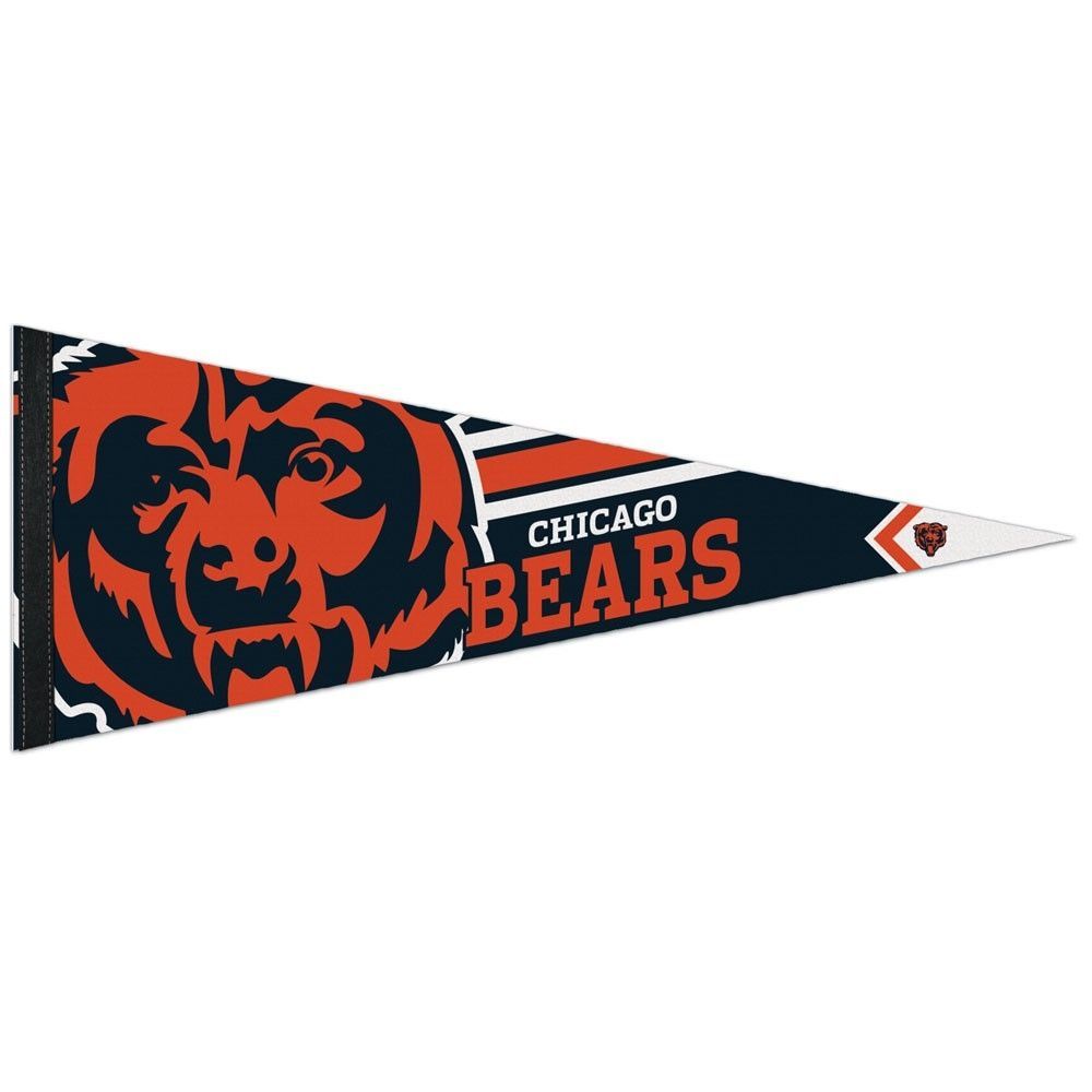 Chicago Bears Big Logo Premium Football NFL Wimpel