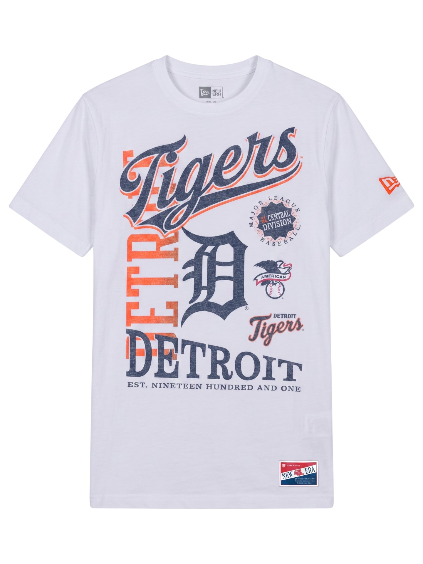 Detroit Tigers Division Oversized MLB T-Shirt Weiß