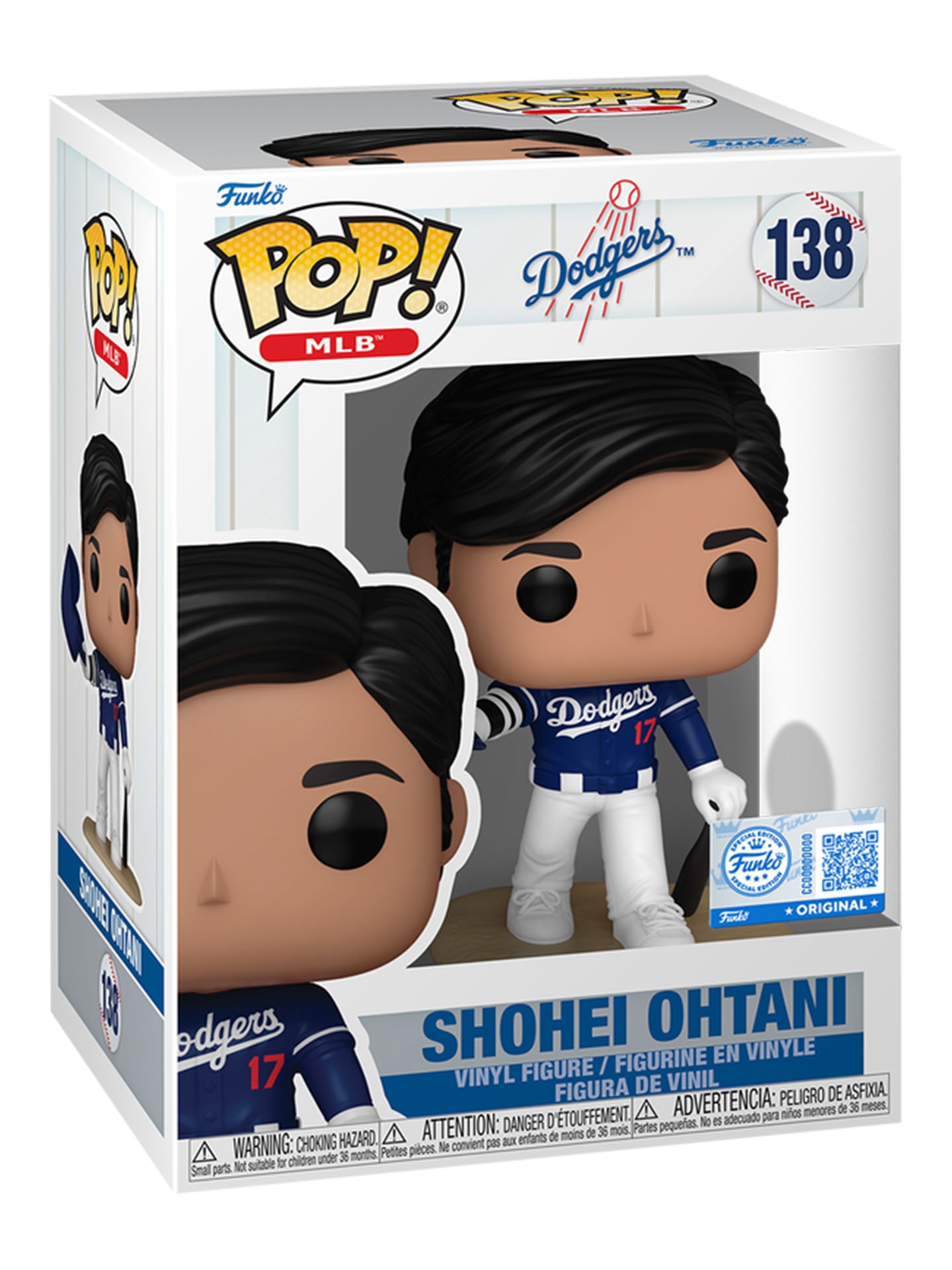 Funko POP! #138 Shohei Ohtani Los Angeles Dodgers Vinyl MLB Figur (Salute)