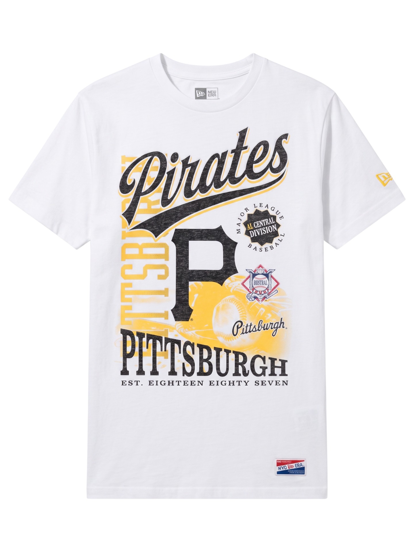 Pittsburgh Pirates Division Oversized MLB T-Shirt Weiß