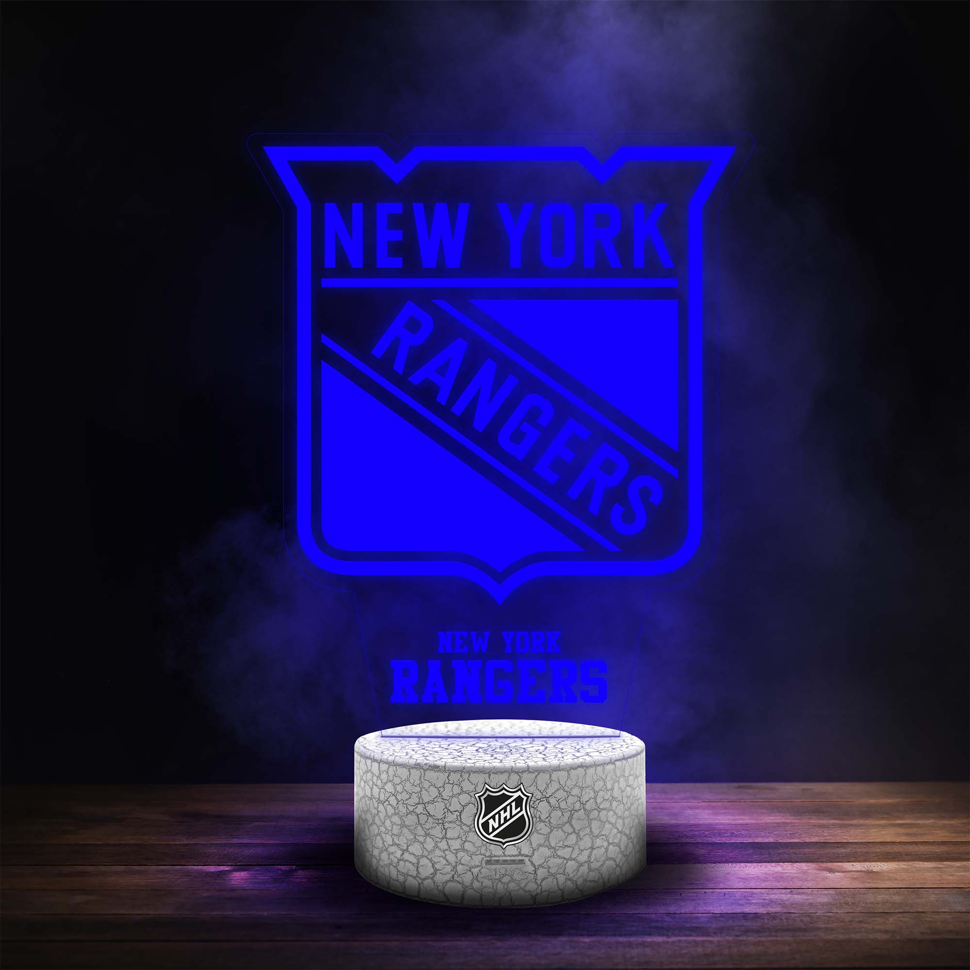 New York Rangers NHL Team Logo LED-Leuchtschild