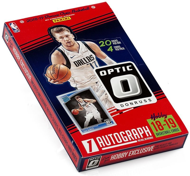 2018/19 Panini Donruss Optic Basketball Hobby Box NBA