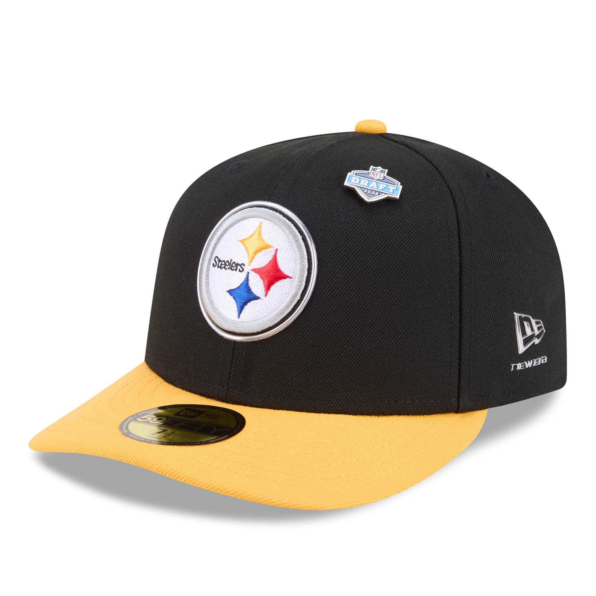 Pittsburgh Steelers 2026 NFL Draft Pre-Curved 59FIFTY Fitted Cap