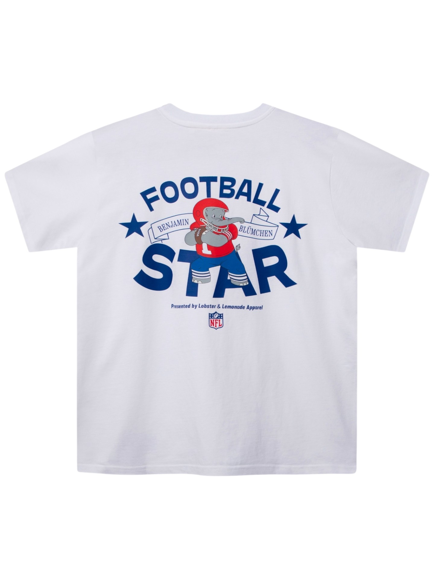 Benjamin als Football Star ’94 Campus NFL T-Shirt Weiß
