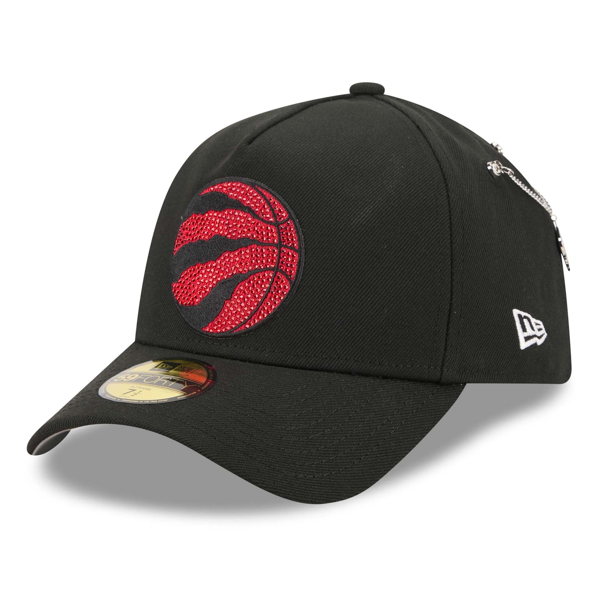 Toronto Raptors 2026 NBA Draft On-Stage Crystal 59FORTY A-Frame Fitted Cap Black