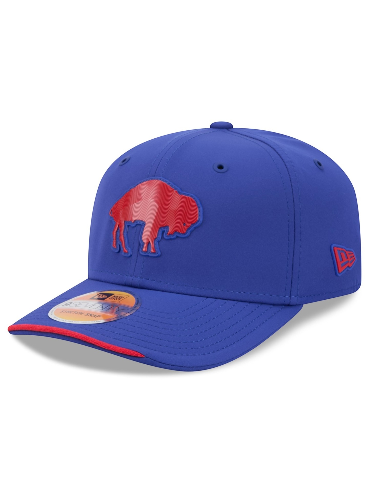 Buffalo Bills Historic 2026 NFL Sideline 9SEVENTY Stretch-Snap Cap Blau